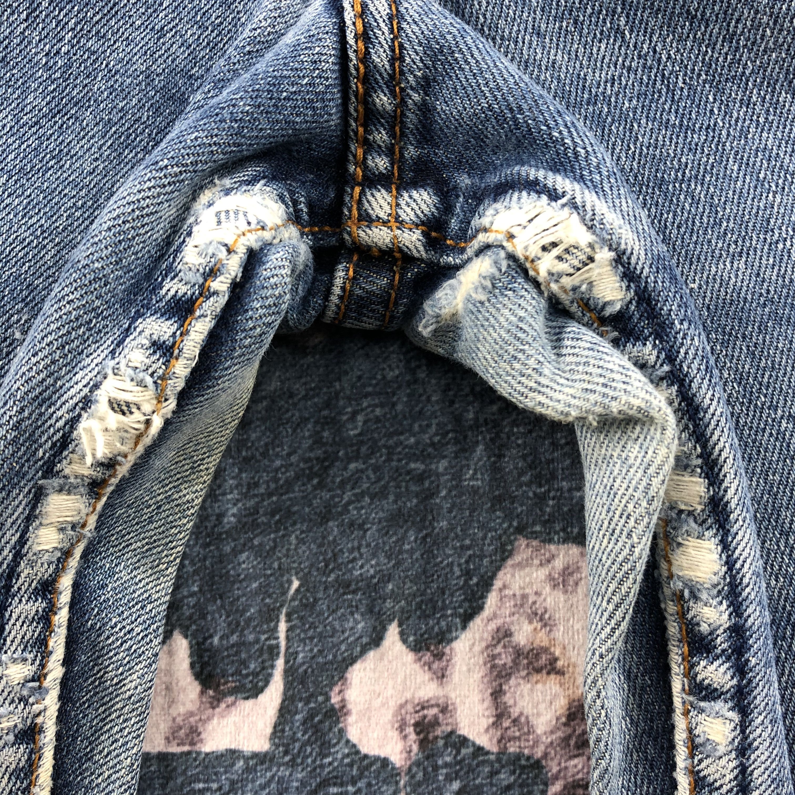Levi's × Vintage 90s Vintage Blue Wash Levis 857 Flare Jeans-JM2139 Size 27" / US 4 / IT 40 - 8 Thumbnail