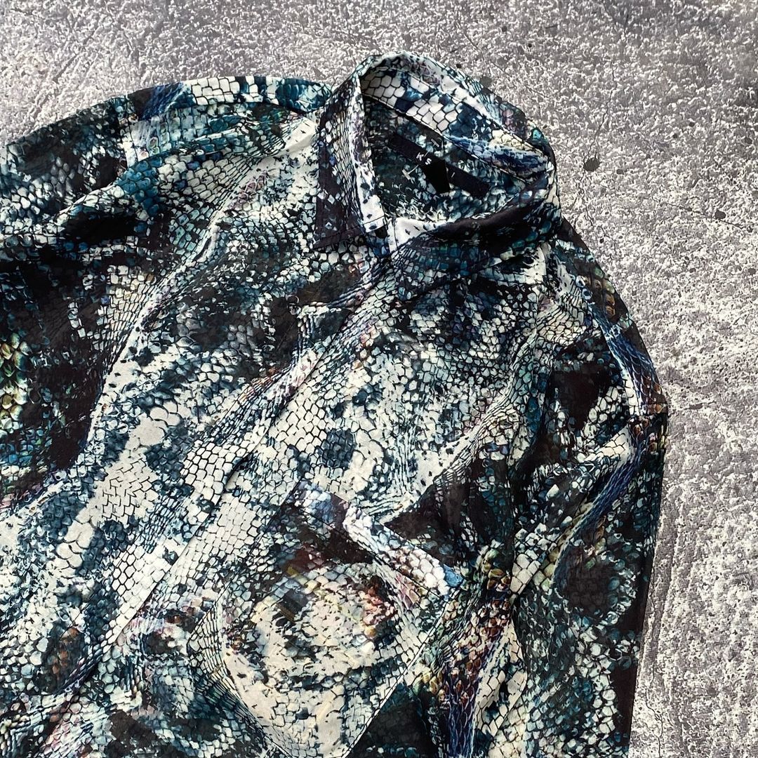 Designer × Ksubi Ksubi snake Pattern Shirt Size US M / EU 48-50 / 2 - 3 Thumbnail