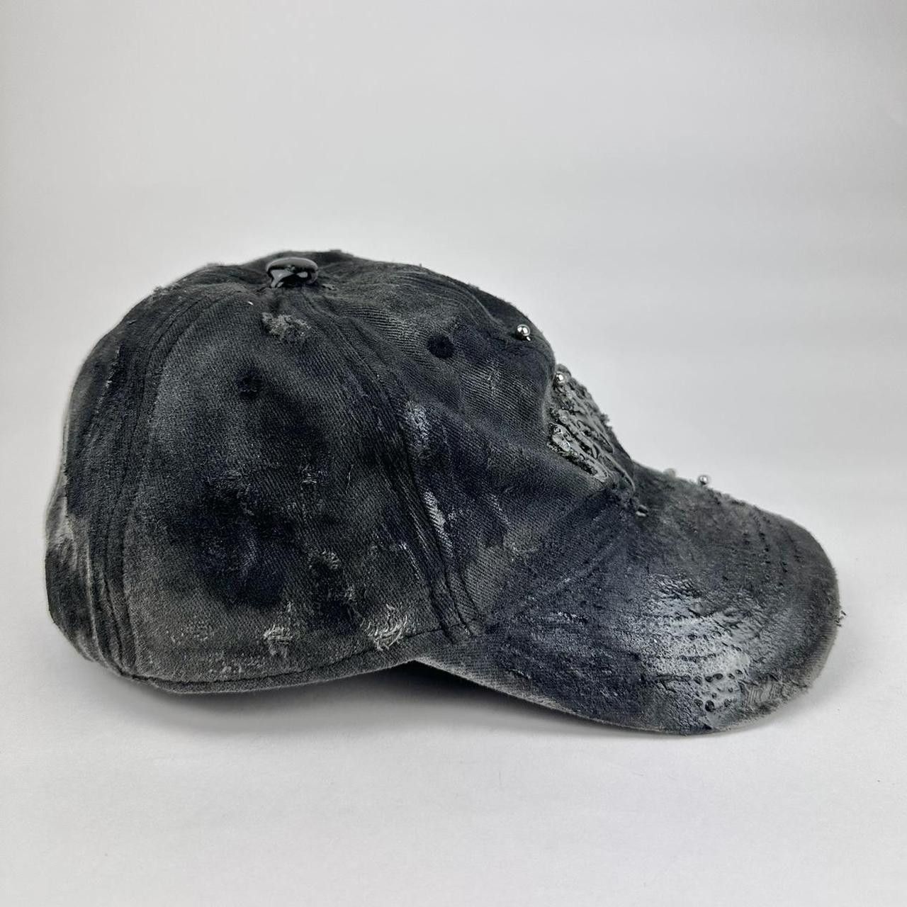 Other ASTROBOI* 'Paris' Gray Rhinestone Pierced Hat Size ONE SIZE - 5 Thumbnail