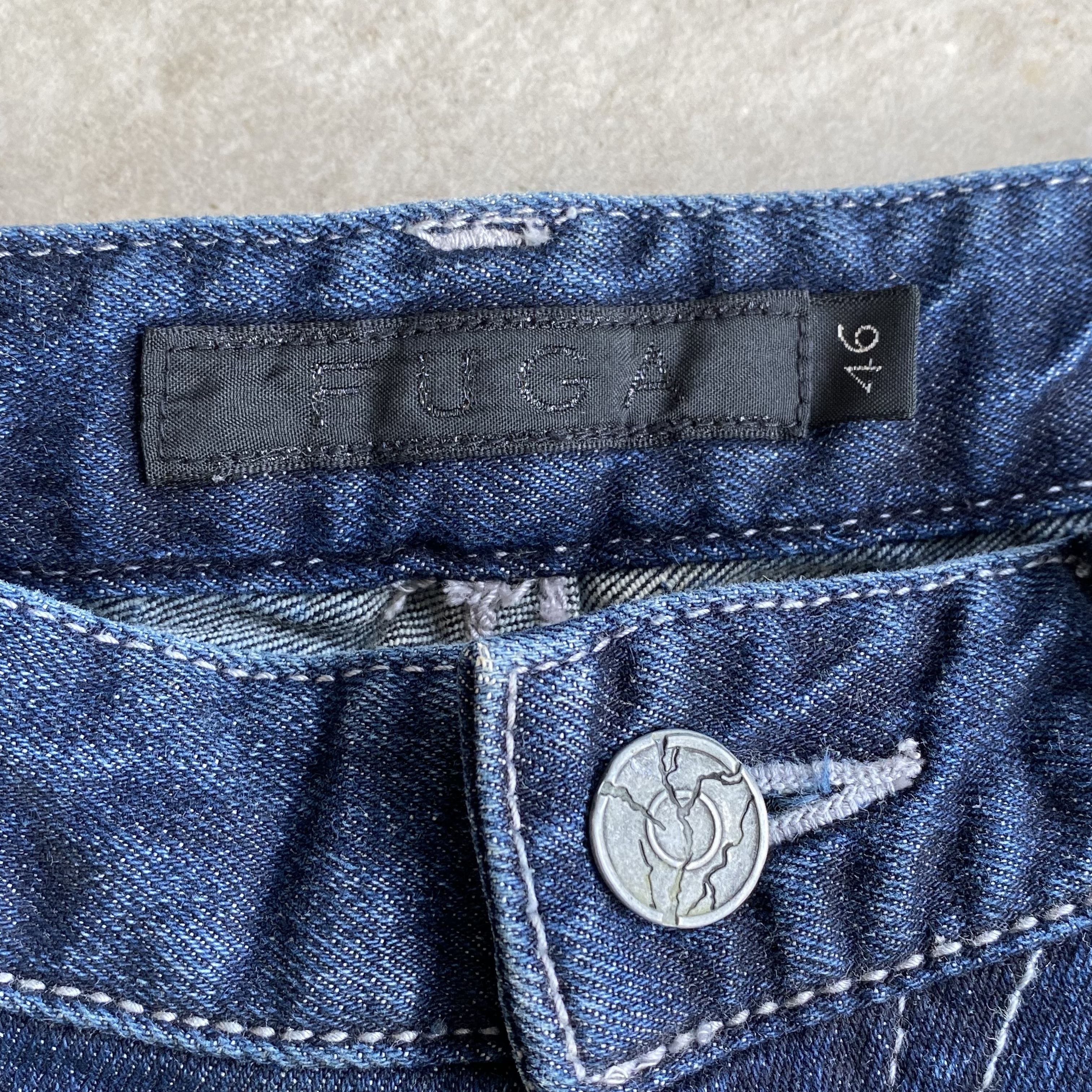 GOSTAR DE FUGA Fuga Honeycomb Slash washed indigo denim like le grande bleu Size US 32 / EU 48 - 12 Thumbnail