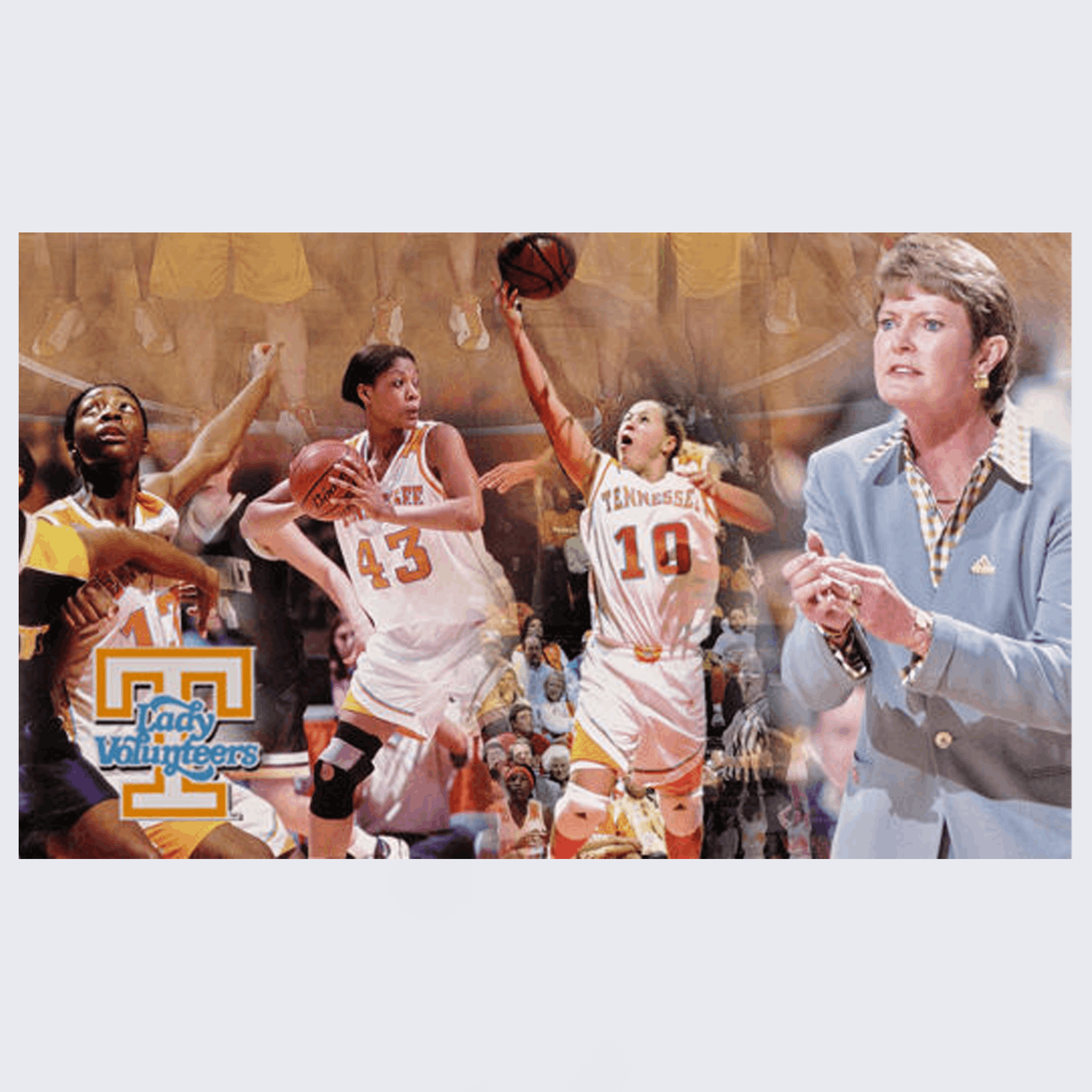 NCAA × Vintage Tennessee Lady Volunteers Vintage 80s Satin Bomber Jacket Size US XL / EU 56 / 4 - 3 Thumbnail