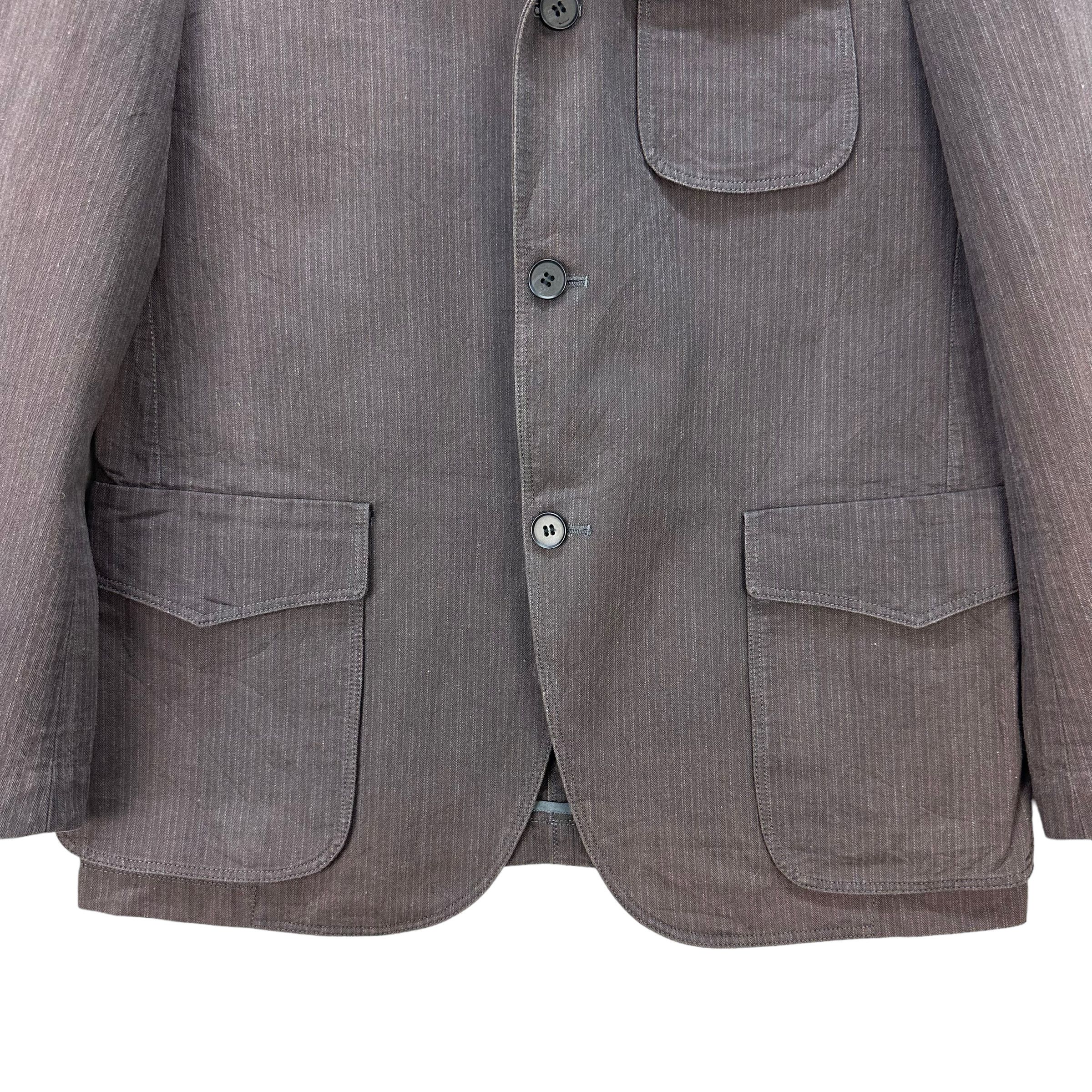 Yohji Yamamoto AAR YOHJI DESIGN STUDIO CASUAL JACKET #7929-190 Size US XL / EU 56 / 4 - 3 Thumbnail
