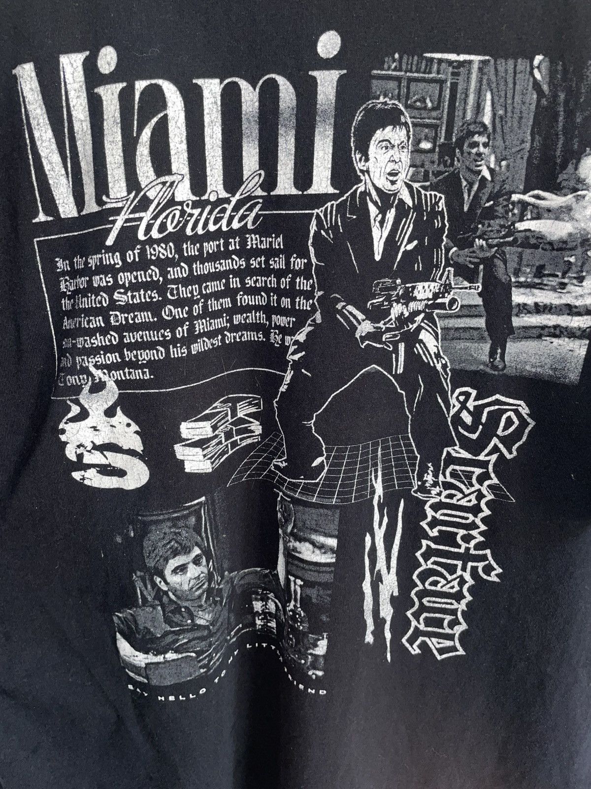 Vintage Scarface T-shirt, size 2XL XXL rare unique Size US XXL / EU 58 / 5 - 2 Thumbnail