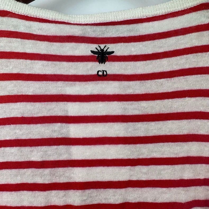 Dior Dior Striped graffiti sweater Size XS / US 0-2 / IT 36-38 - 2 Thumbnail