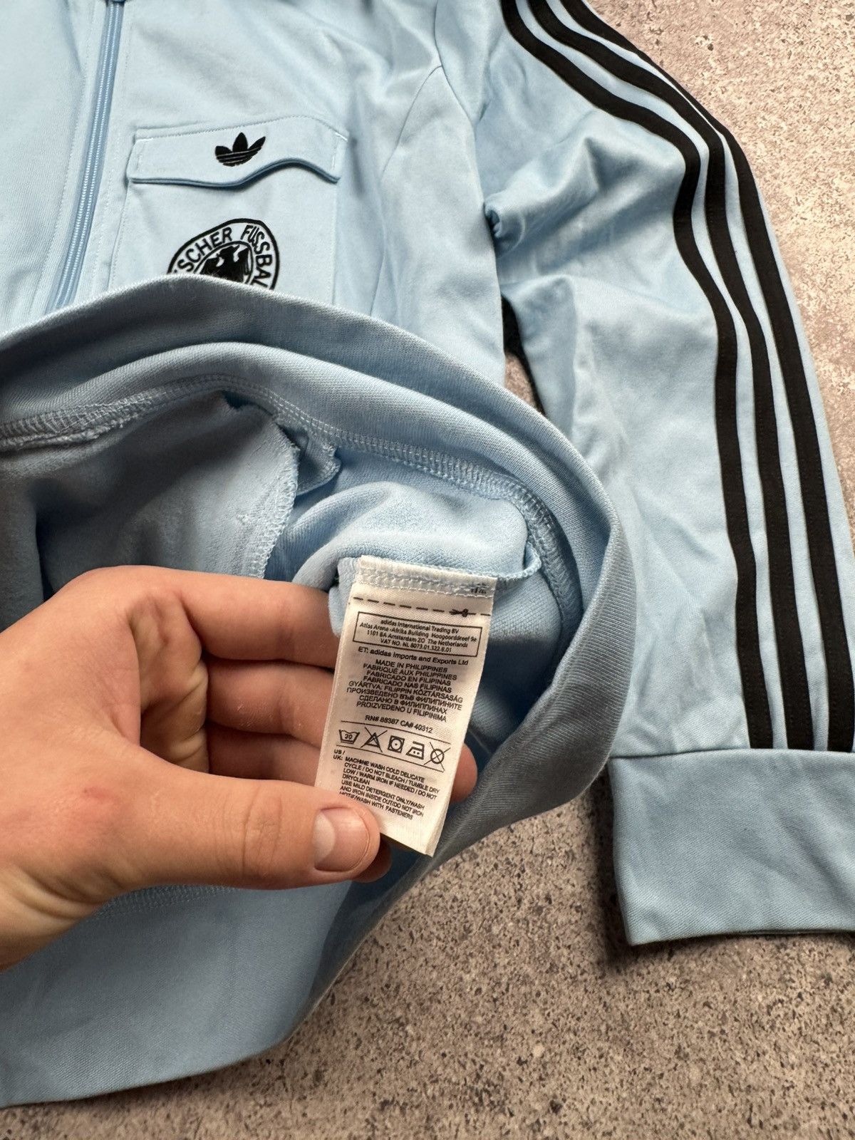 Adidas Vintage Adidas Germany 90s Training Jacket Football Retro Size US L / EU 52-54 / 3 - 7 Thumbnail