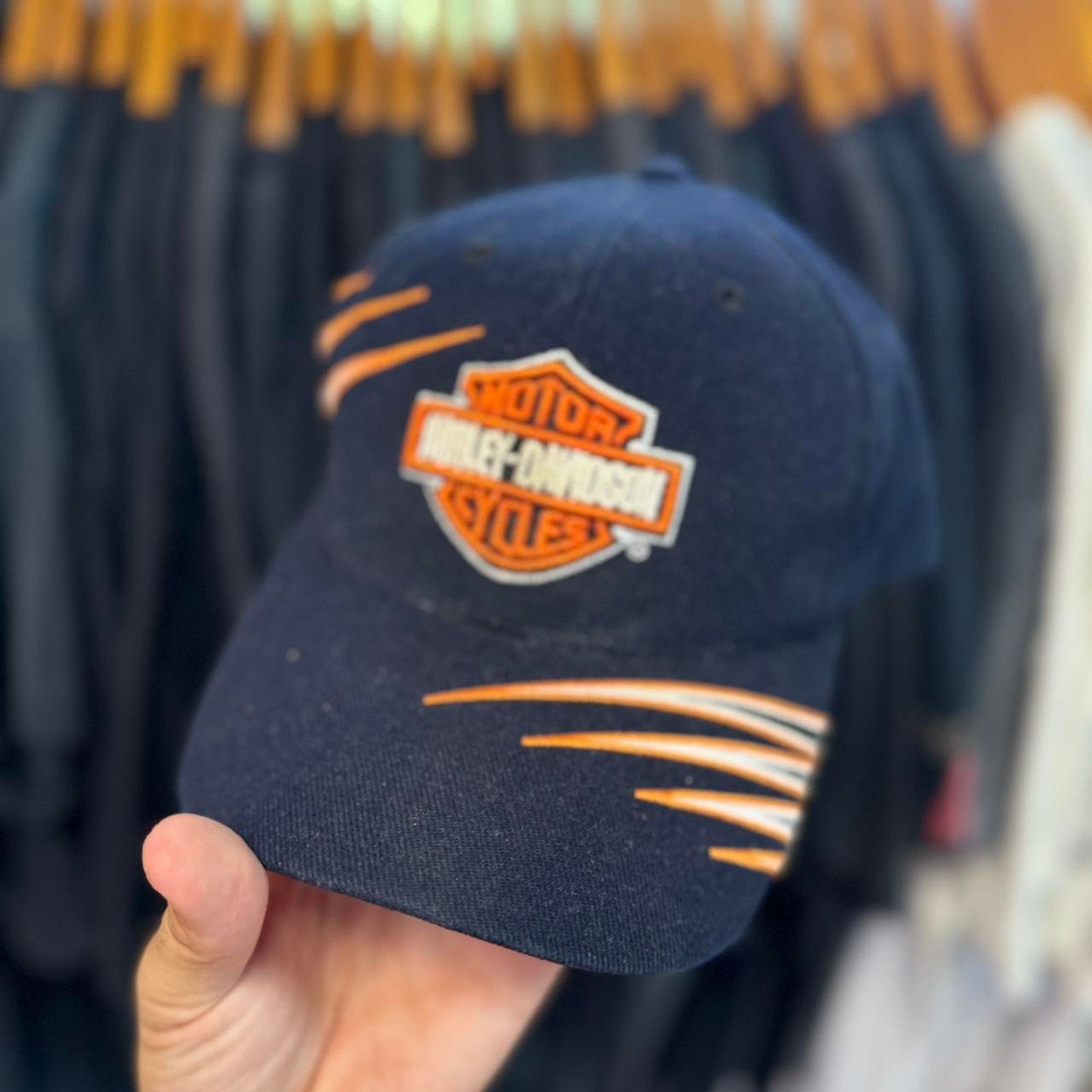 Harley Davidson × Vintage Vintage 90s Harley Davidson Motorcycles Biker Cap Size ONE SIZE - 1 Thumbnail