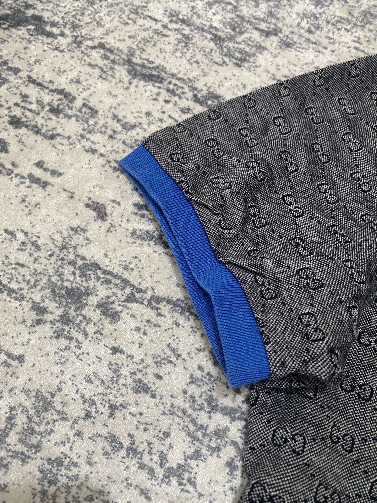 Gucci Vintage luxury gucci gg drip skinny monogram polo shirt Size US S / EU 44-46 / 1 - 7 Thumbnail