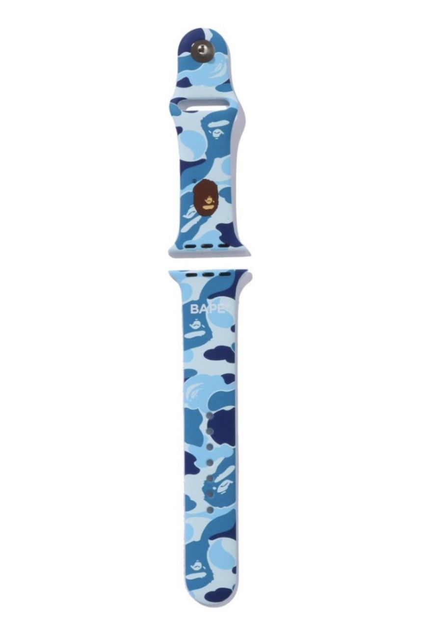 Bape Authentic ape bape abc camo apple watch band blue L 46mm new Size ONE SIZE - 3 Thumbnail