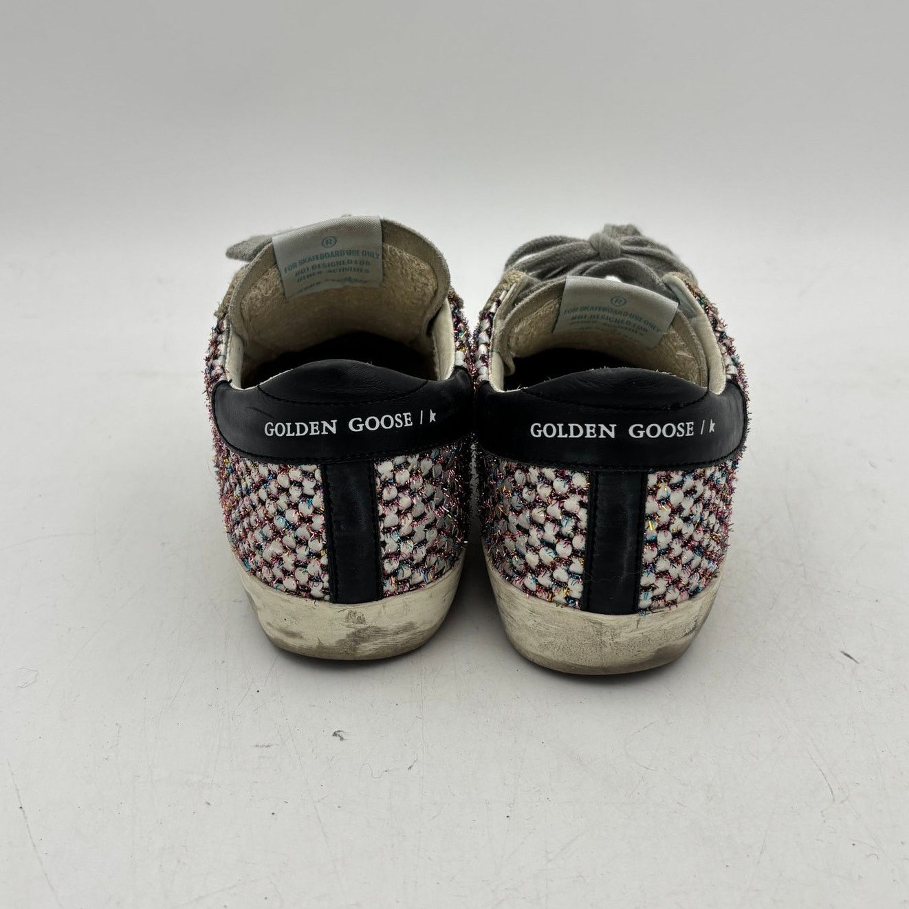 Golden Goose Golden Goose Superstar Metallic Tweed Shoes Women's 35 US 5 Size US 5 / IT 35 - 4 Thumbnail