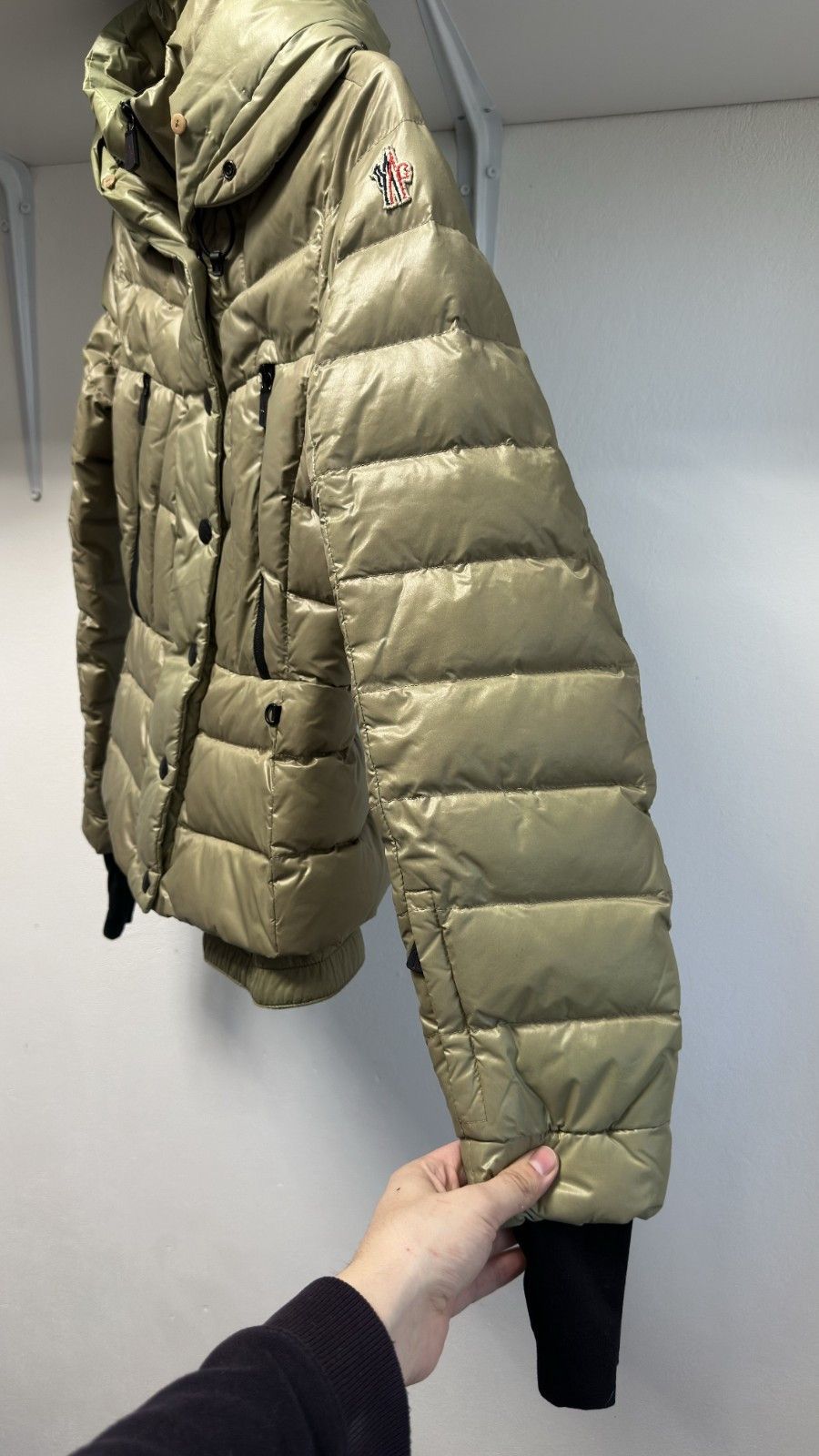 Moncler Grenoble Moncler Grenoble Bever Giubbotto Women's Ski Green Jacket Size S / US 4 / IT 40 - 8 Thumbnail
