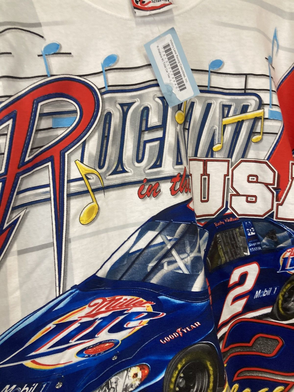 Chase Authentics Chase Athletics Rockin in the USA Rusty Wallace T-Shirt Size US L / EU 52-54 / 3 - 7 Thumbnail