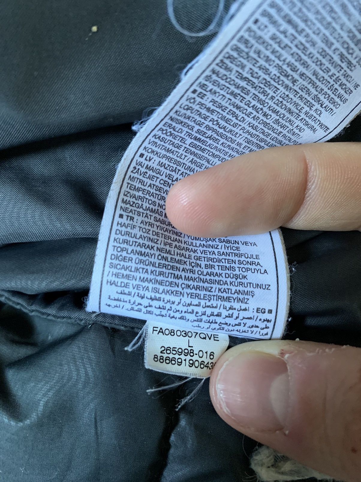 Nike × Vintage Vintage Nike Acg Down Puffer Jacket Drill Swoosh Y2K USA Size US L / EU 52-54 / 3 - 6 Thumbnail
