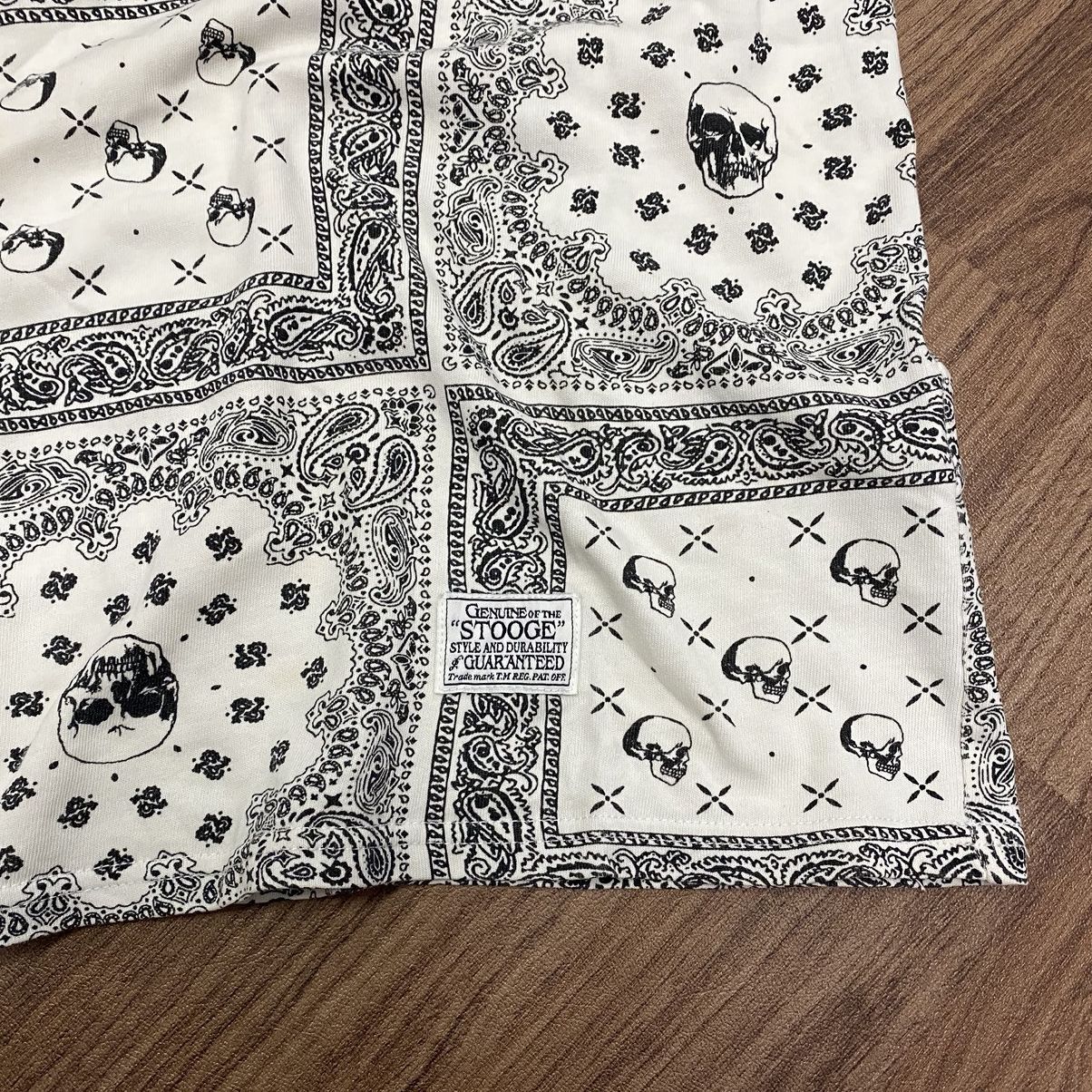 Japanese Brand Union Made Black & White Skull Bandana pattern Polos Size US XL / EU 56 / 4 - 3 Thumbnail