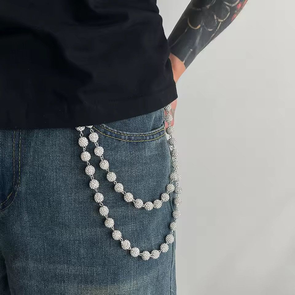 Japanese Brand Rhinestone Pant Chain Size ONE SIZE - 3 Thumbnail