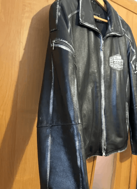 Other Urban leather jacket sz 48 / M Cen Keren France Size US M / EU 48-50 / 2 - 2 Thumbnail