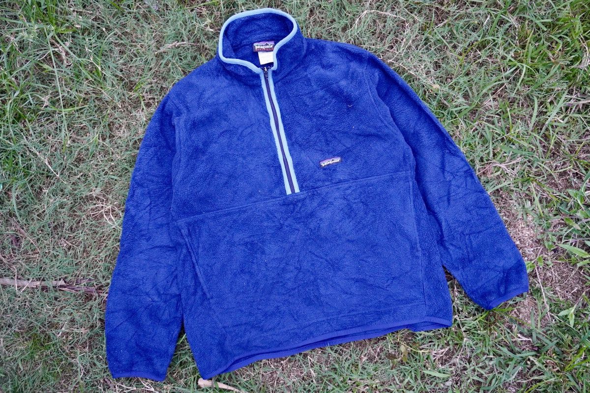 Patagonia × Vintage Vintage patagonia synchilla half zipper fleece light jacket Size US M / EU 48-50 / 2 - 1 Thumbnail