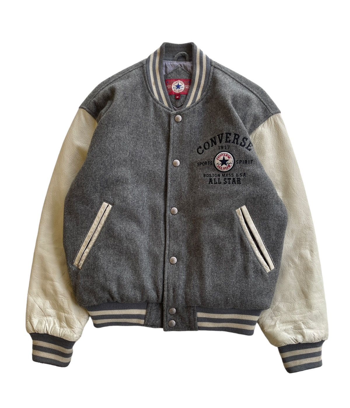 Converse Vintage Converse Big Logo Varsity Jacket Size US M / EU 48-50 / 2 - 1 Thumbnail
