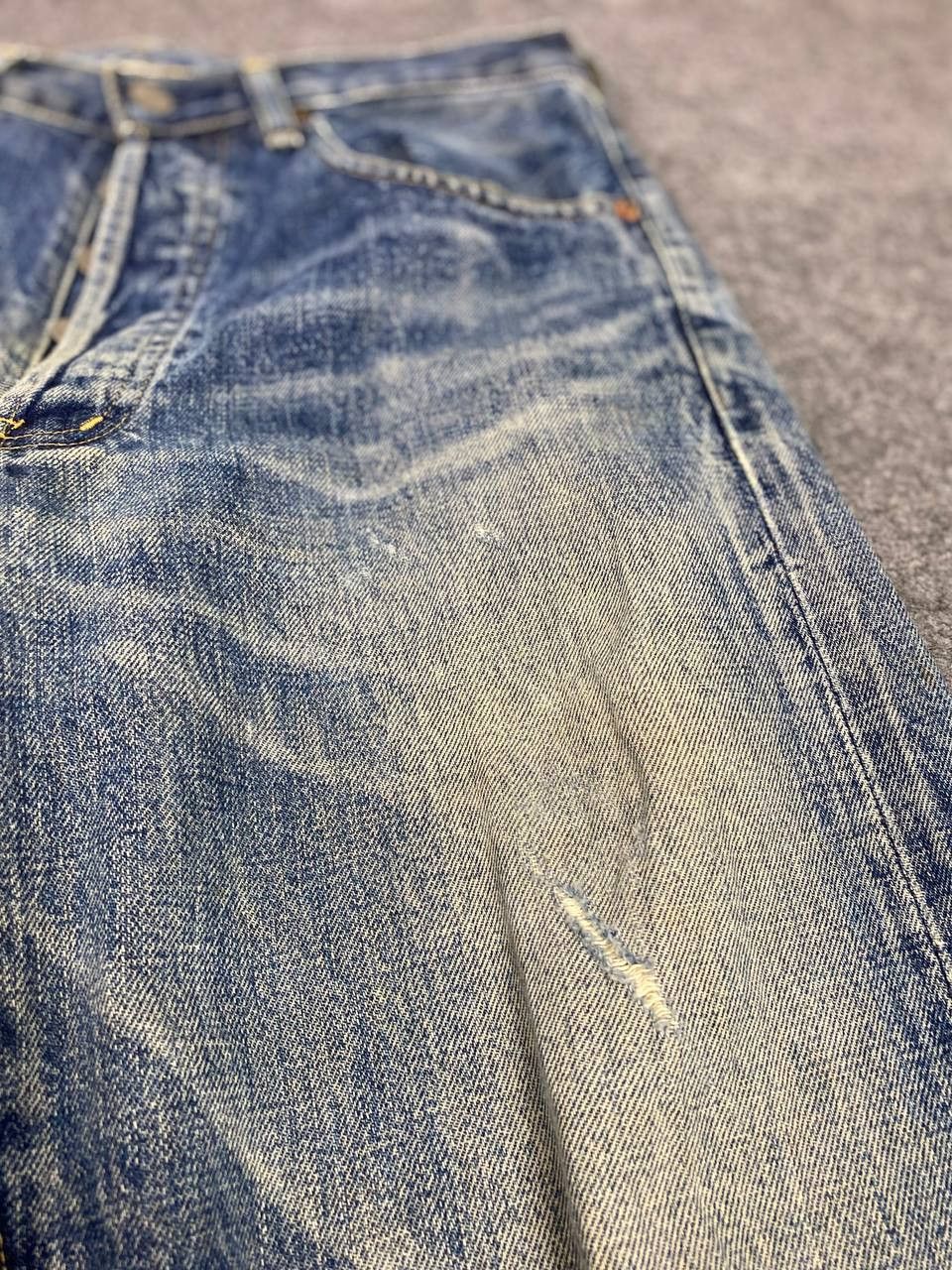 Levi's vintage levis 503b-xx big e selvedge denim nice design Size US 32 / EU 48 - 10 Thumbnail