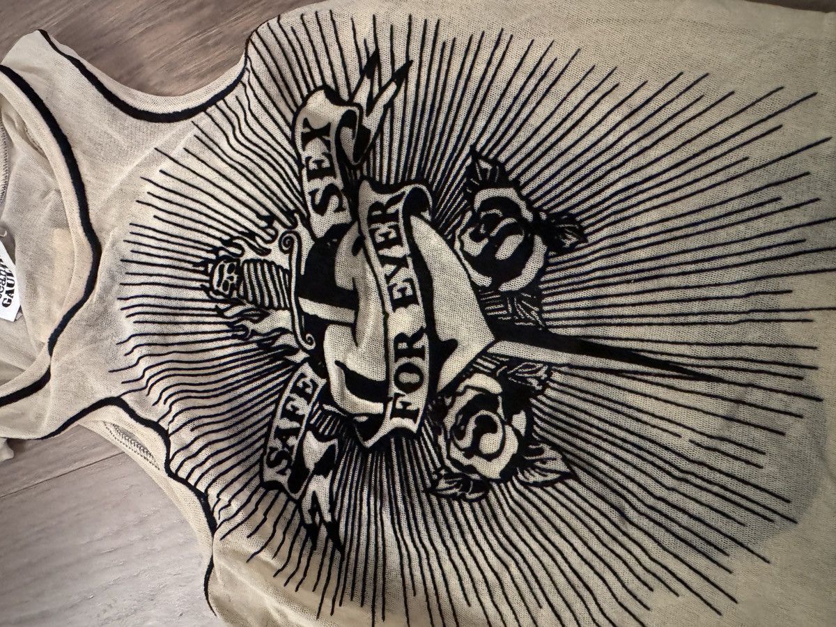 Jean Paul Gaultier Jean Paul Gaultier Safe Sex Tanktop Size M / US 6-8 / IT 42-44 - 8 Thumbnail