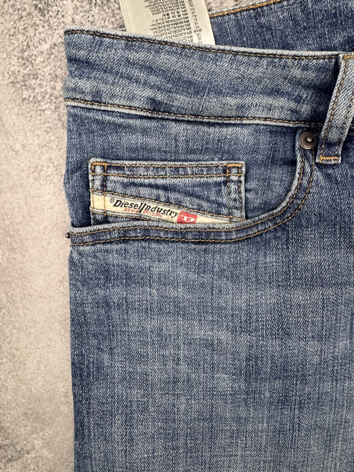 Diesel Diesel Men Cotton Elastane Jeans Denim Pants Blue Size30 Size US 30 / EU 46 - 9 Thumbnail