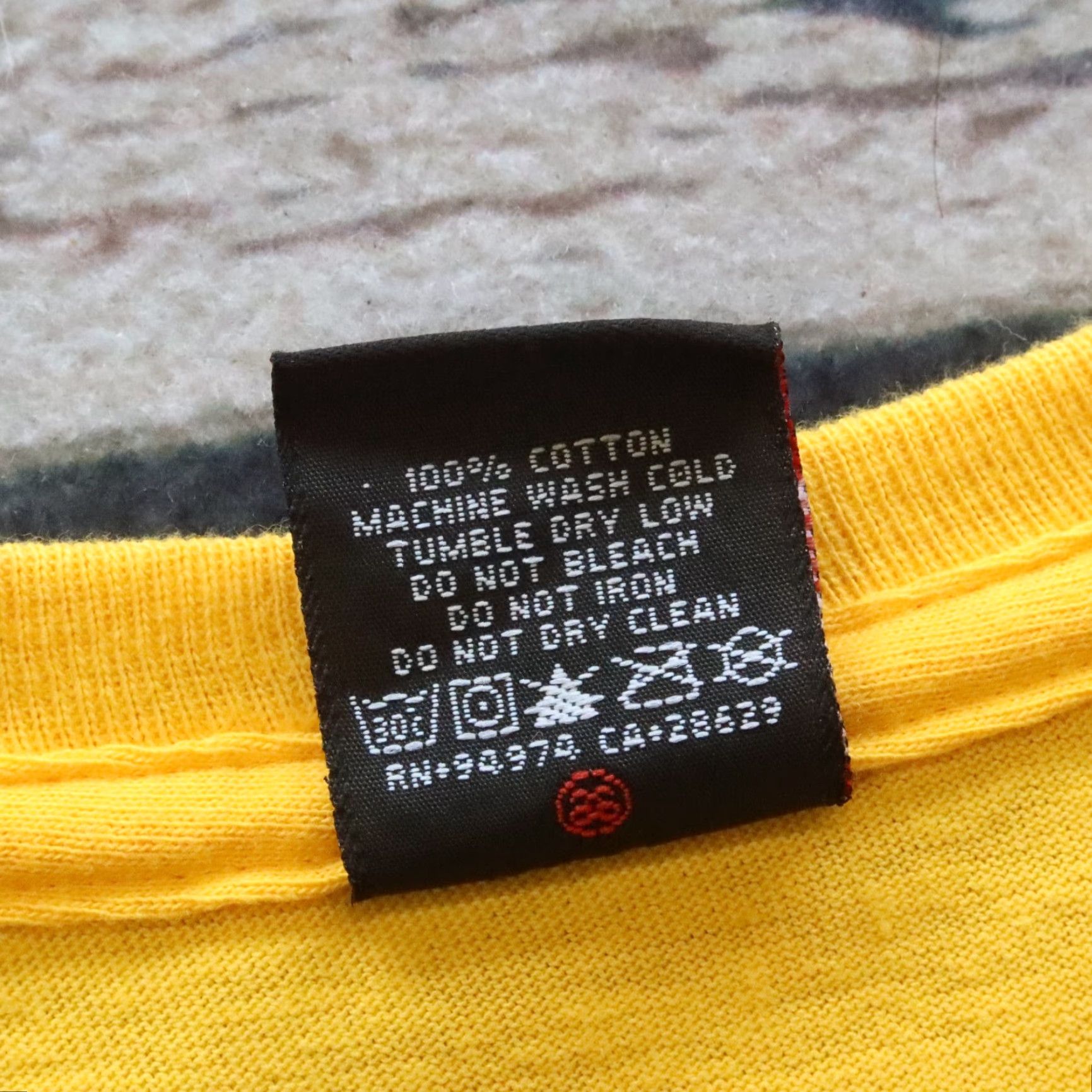 Vintage VINTAGE Stussy Beavis and Butt-Head Tee Shirt XL Yellow Mens SS T-Shirt Size US XL / EU 56 / 4 - 7 Thumbnail
