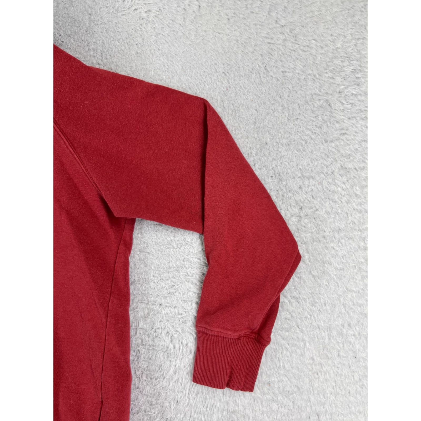 The North Face The North Face Men Hoodie Pullover Sweater Red Medium Jersey Polyester Pocket Logo Size US M / EU 48-50 / 2 - 2 Thumbnail