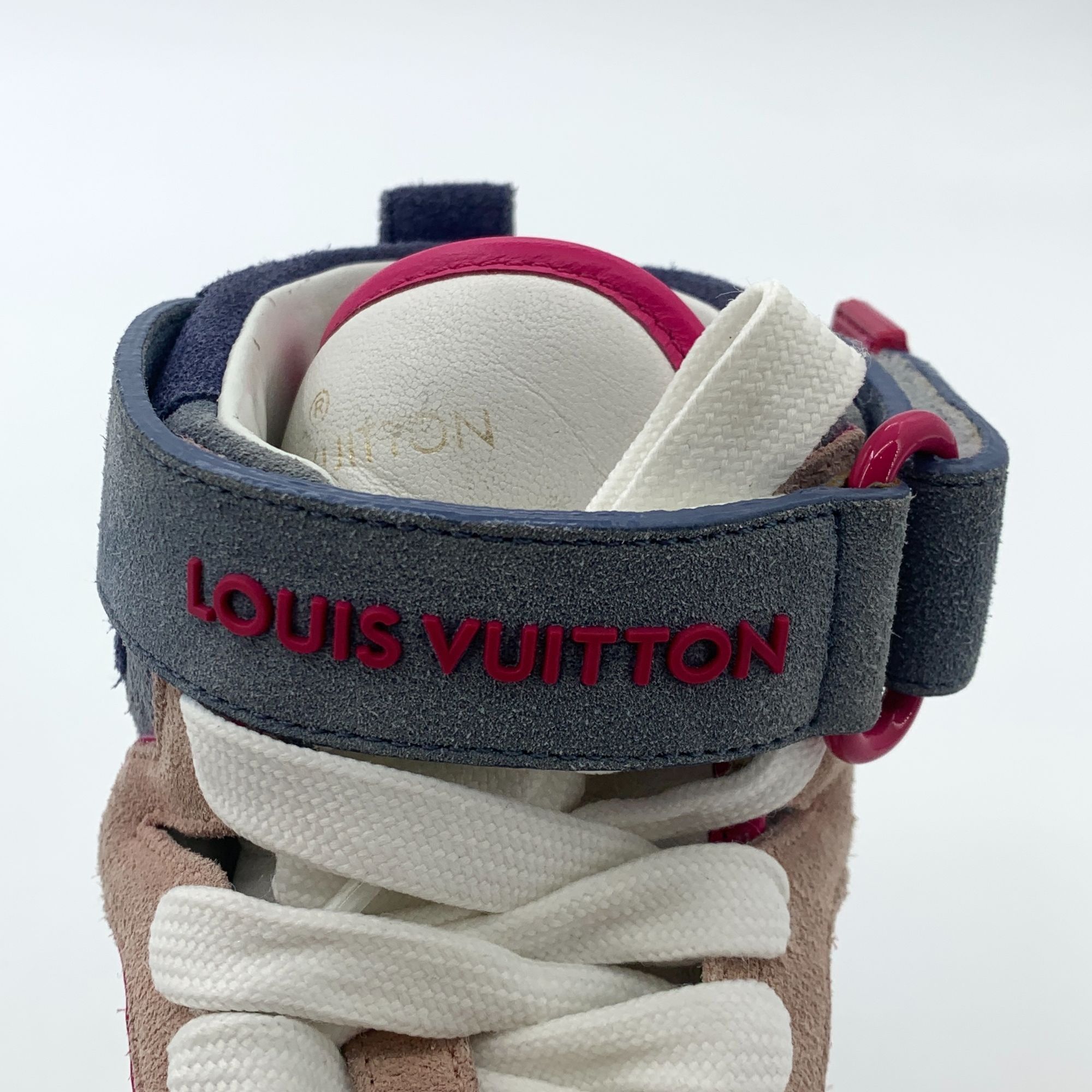 Louis Vuitton Louis Vuitton Colorblock Logo Lace-Up High-Top Sneakers (Siz Size US 6 / IT 36 - 6 Thumbnail
