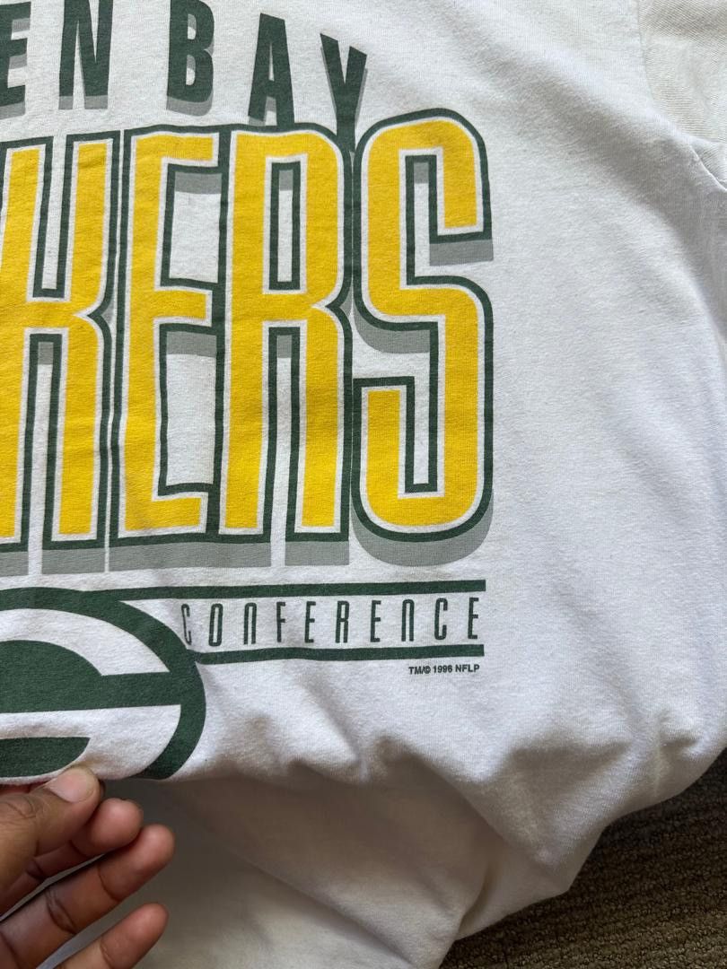 NFL VINTAGE 1996 HANES GREEN BAY PACKERS Size US L / EU 52-54 / 3 - 3 Thumbnail
