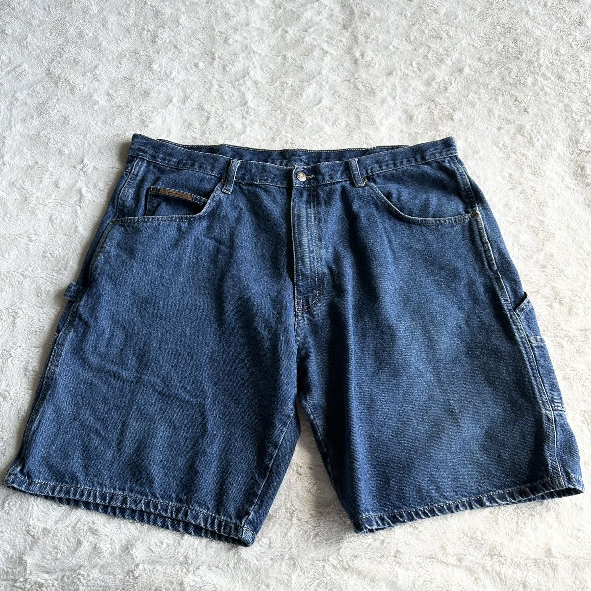 Walls Walls Denim Shorts Jorts Mens 40 *Tag 42 Blue Carpenter Y2K Size US 40 / EU 56 - 2 Thumbnail