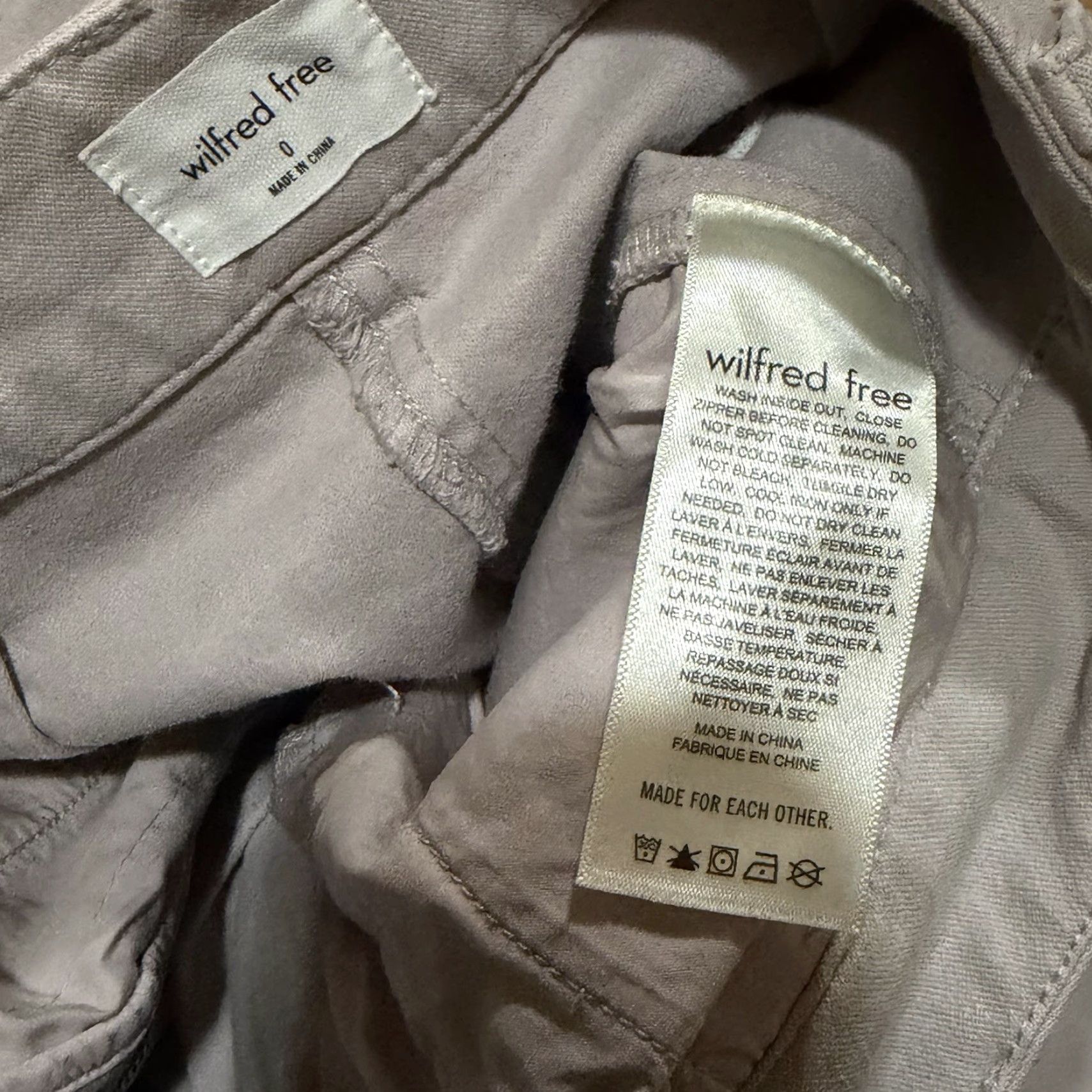 Vintage Wilfred Free Pants Womens 0 Light Grey High Rise Brennan Utility Carpenter Cargo Pockets City Workwear 90s (adapt as applicable) Mens Womens Size 25" / US 0 / IT 36 - 5 Thumbnail
