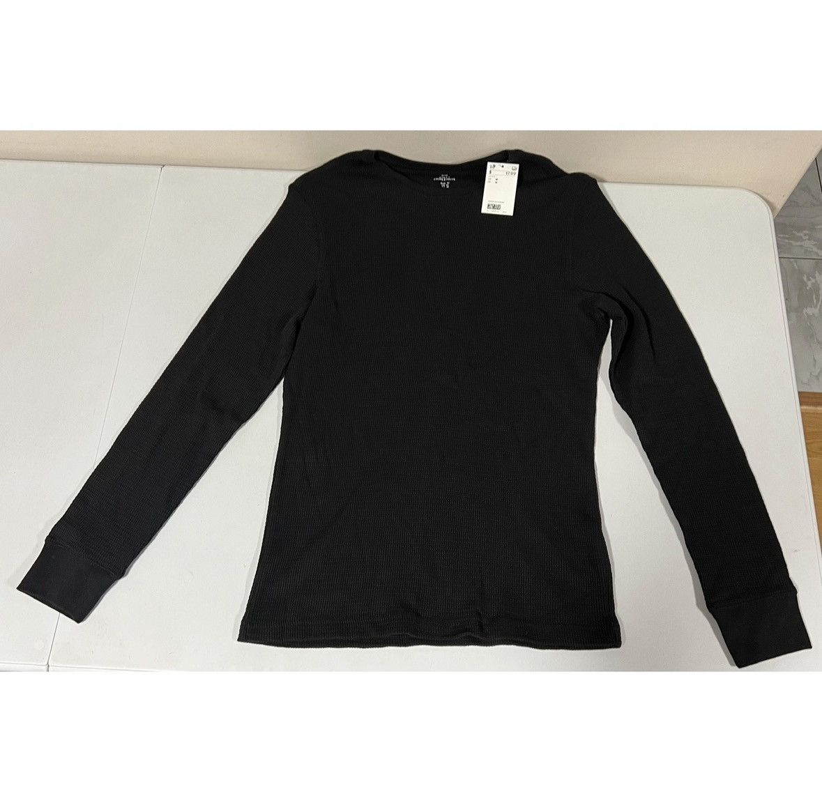 H&M H&M Black Long Sleeve Crewneck T-Shirt Top Tee Size M NWT ⛓️ Size US M / EU 48-50 / 2 - 3 Thumbnail