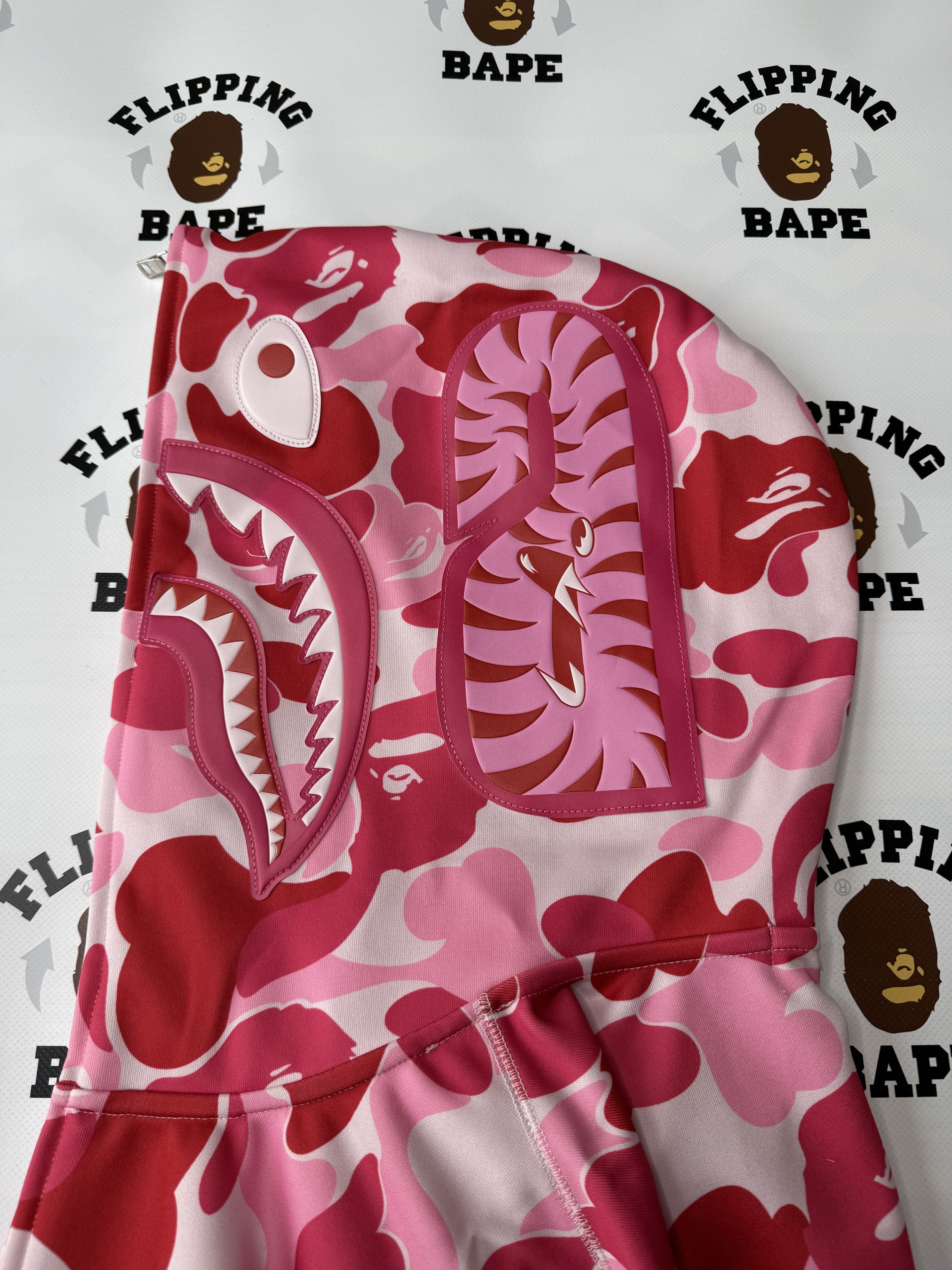 Bape BAPE ABC CAMO POLYESTER RELAXED FIT SHARK FULL ZIP HOODIE Size US L / EU 52-54 / 3 - 6 Thumbnail