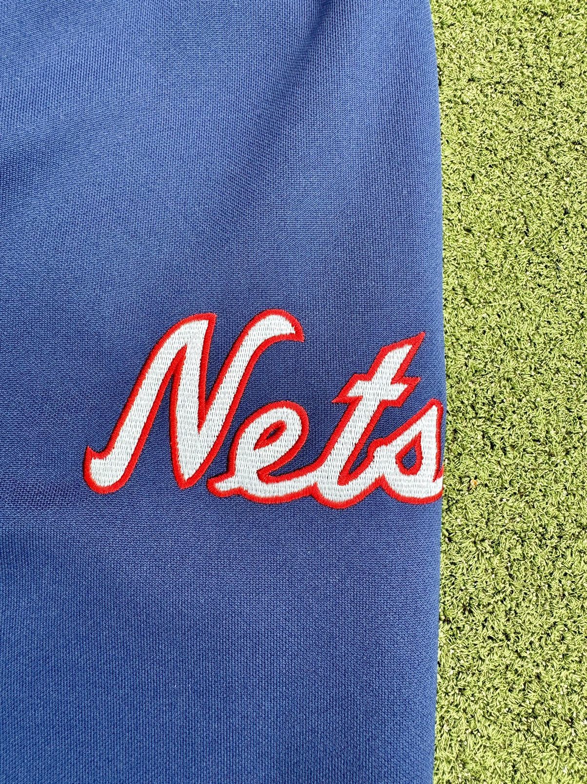 NBA × Nike × Vintage New Jersey Nets Y2K Vintage Nike NBA Warm-Up Pants Size US 32 / EU 48 - 5 Thumbnail