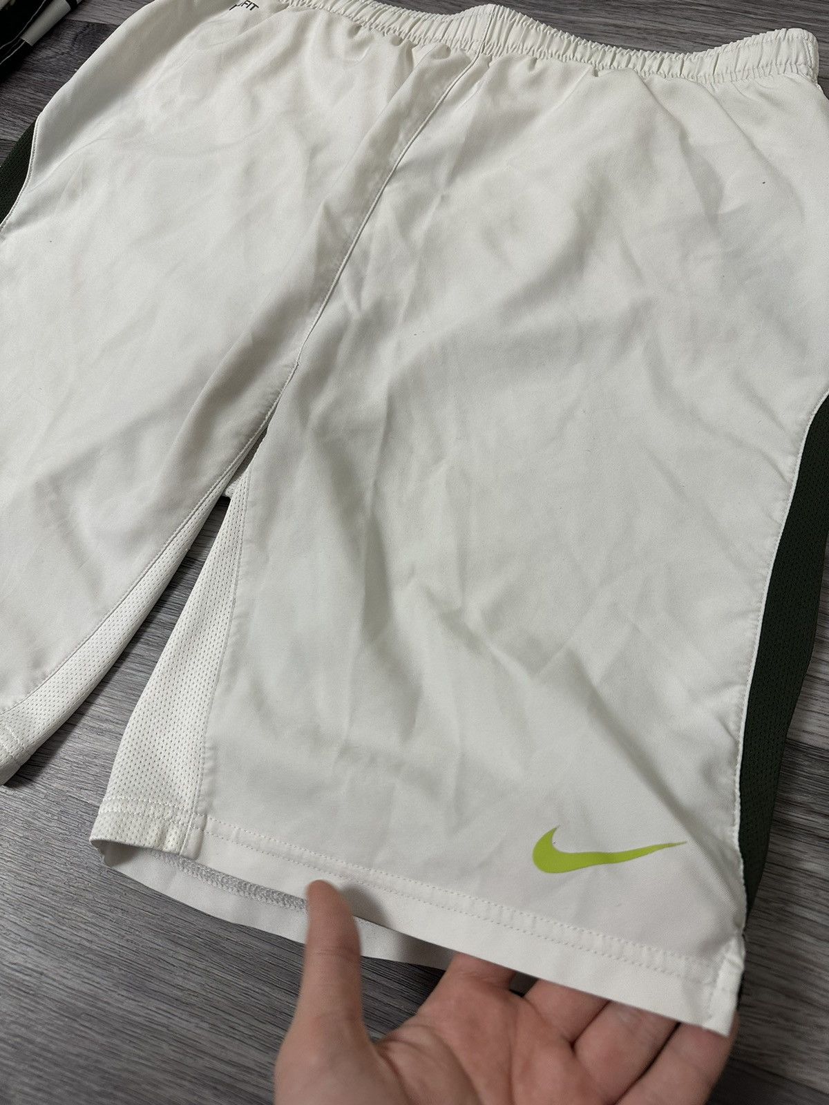 Nike × Nike ACG × Vintage Nike Vintage y2k white total 90 shorts drill streetwear Size US 32 / EU 48 - 2 Thumbnail
