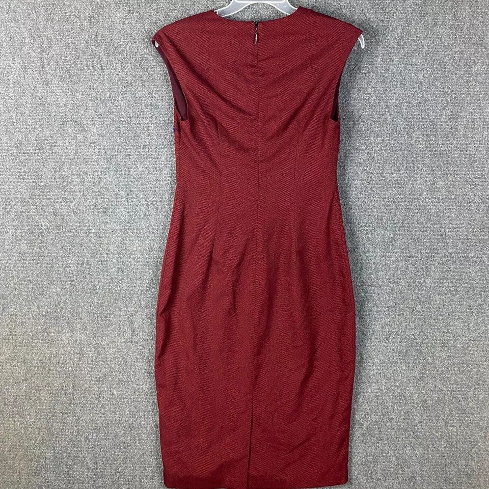 Other New York & Company Dress Women's Size 10 Maxi Stretch Red Size L / US 10 / IT 46 - 6 Thumbnail