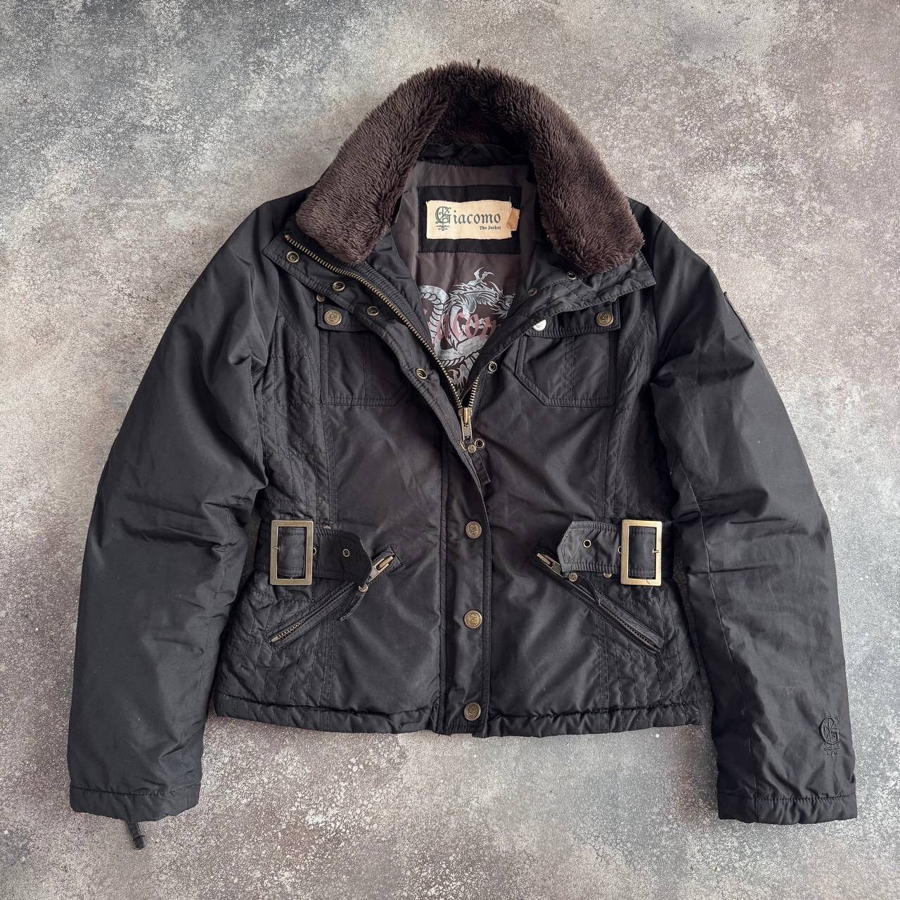 20471120 Avant Garfe Vintage Zip Details Belted Jacket Size L / US 10 / IT 46 - 1 Thumbnail