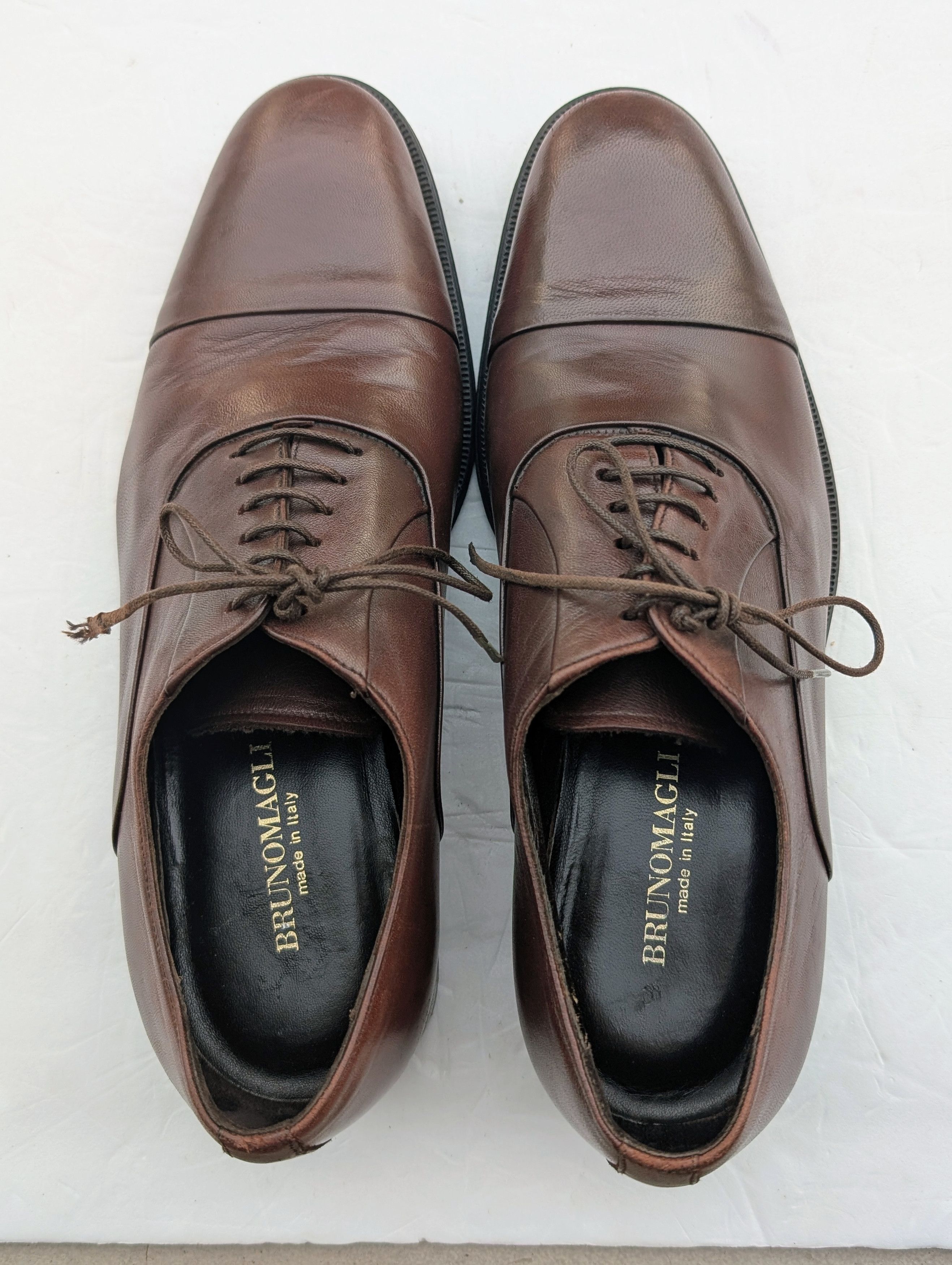 Bruno Magli Bruno Magli Maioco Italian Brown Oxfords Size 9.5 M Brown Size US 9.5 / EU 42-43 - 12 Thumbnail