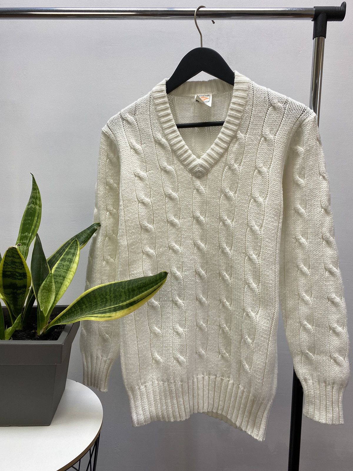 Umbro × Vintage Vintage 70s 80s Umbro Cable Sweater Men’s Sport White M Size US M / EU 48-50 / 2 - 1 Thumbnail