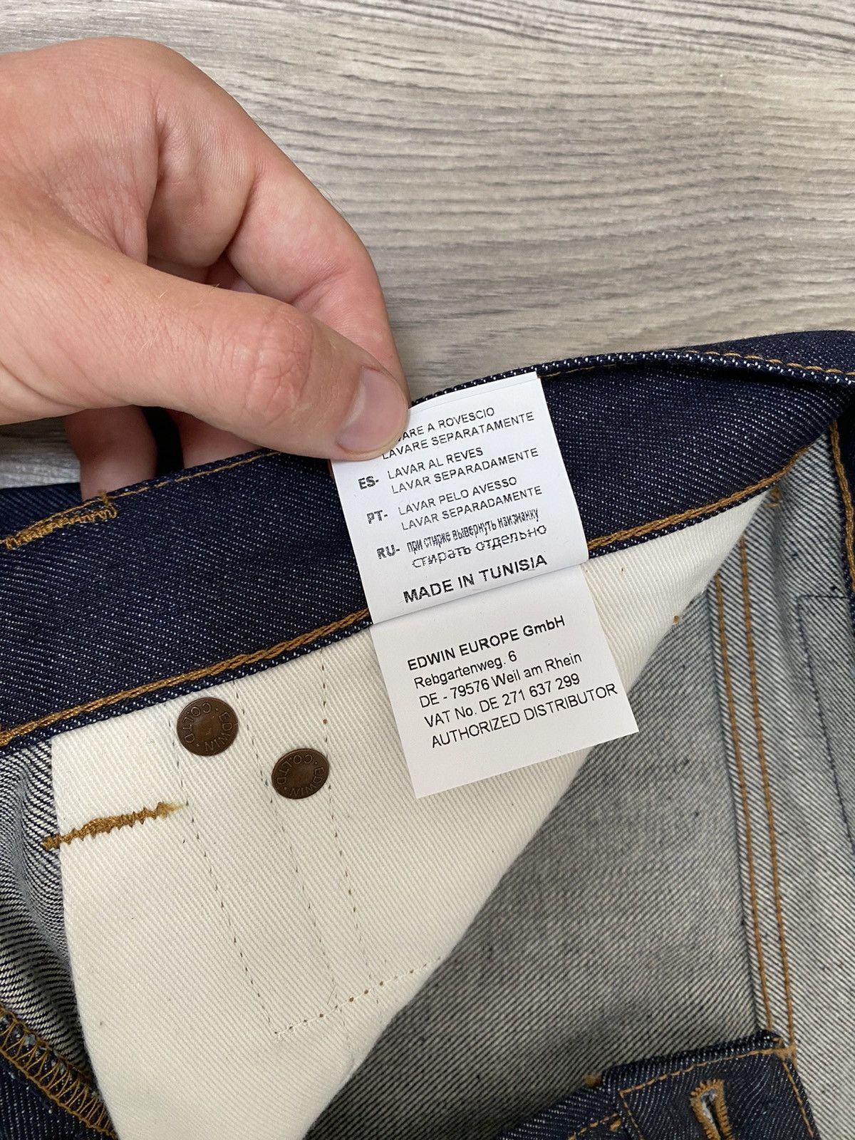 Edwin Edwin Blue Denim Jeans Pants Men's Size 32 Size US 32 / EU 48 - 8 Thumbnail