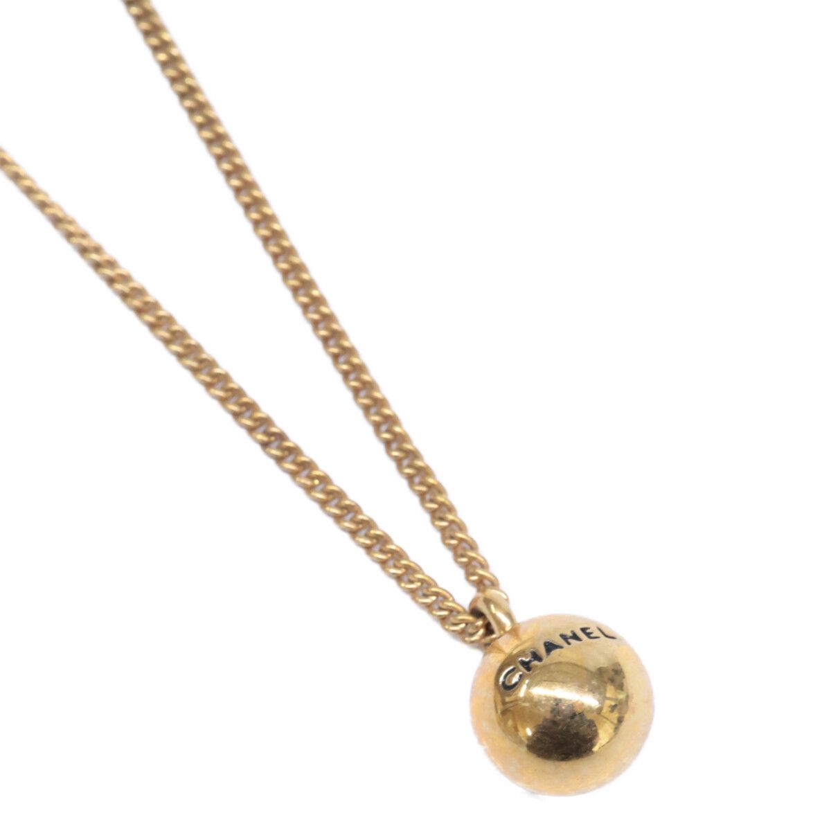 Chanel Chanel Chanel Logo Ball Necklace Metal Necklace DUTY FREE for USA Size ONE SIZE - 1 Thumbnail