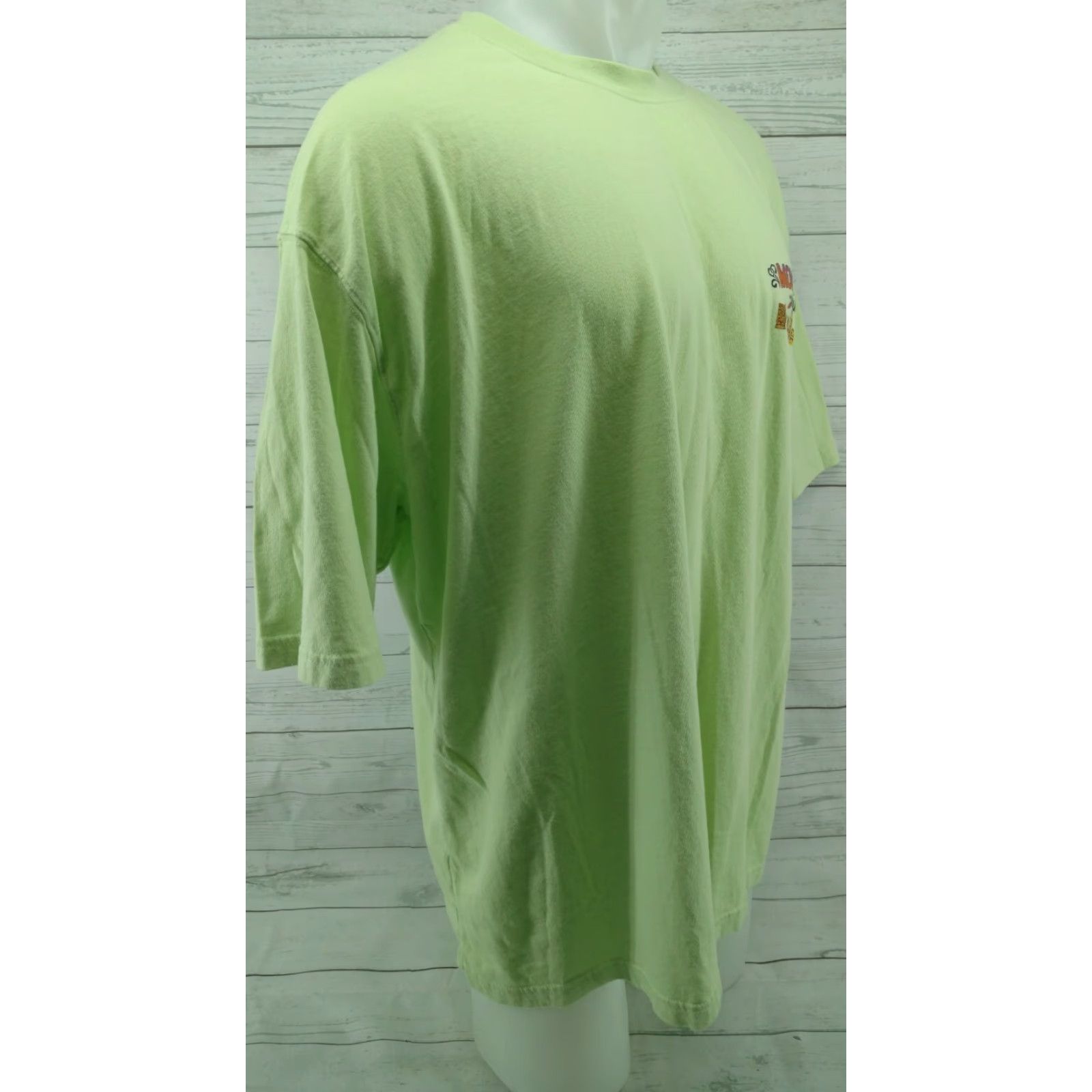 Vintage Montego Mon Mens XL Green T Shirt Crew Neck Short Sleeve Tiki Bar Line Up Regular Cotton Shirt Womens? Size US XL / EU 56 / 4 - 4 Thumbnail