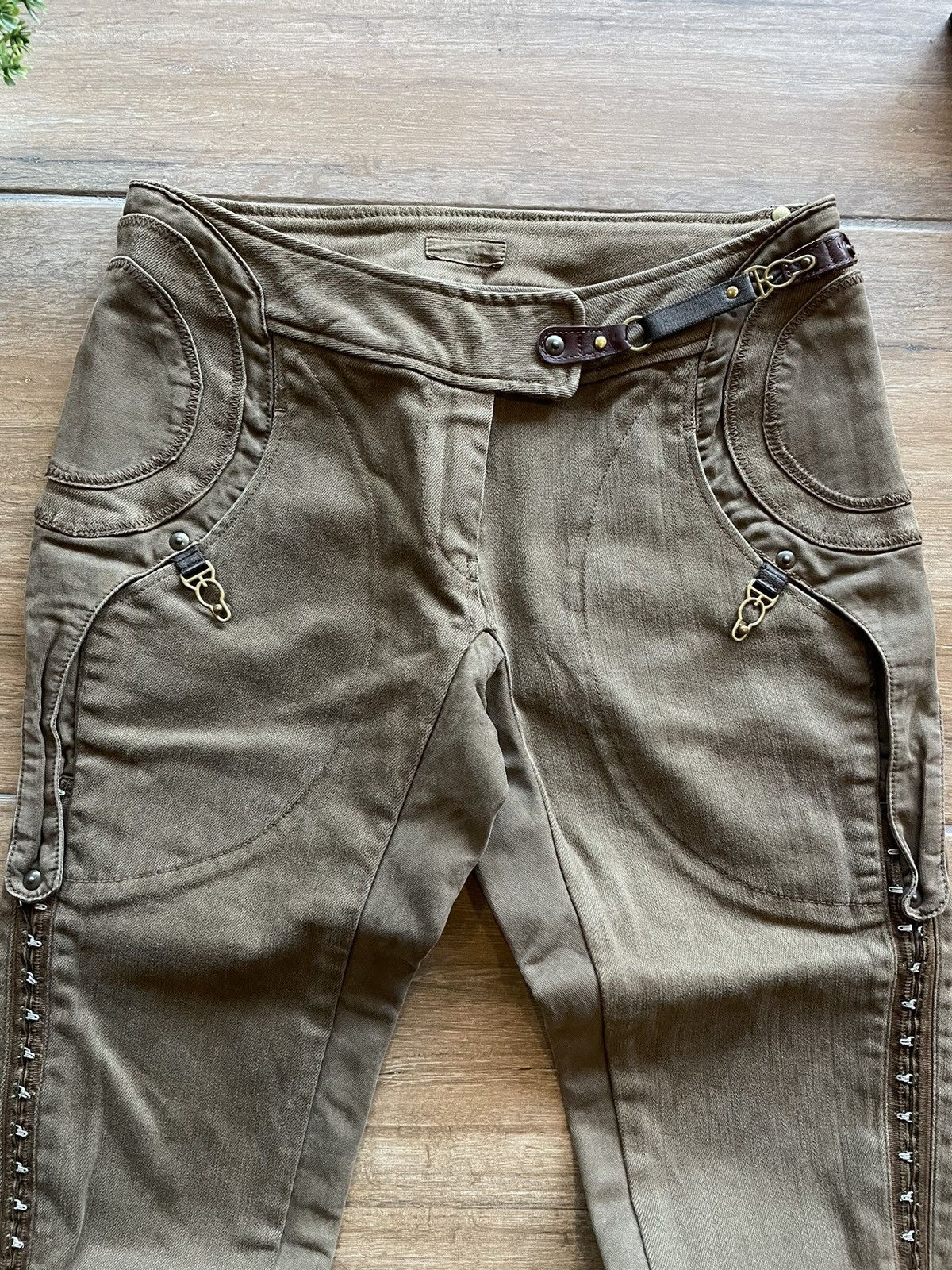 Japanese Brand × Le Grande Bleu (L.G.B.) × Share Spirit Homme Share Spirit Flared Cotton Pant Size US 26 / EU 42 - 3 Thumbnail