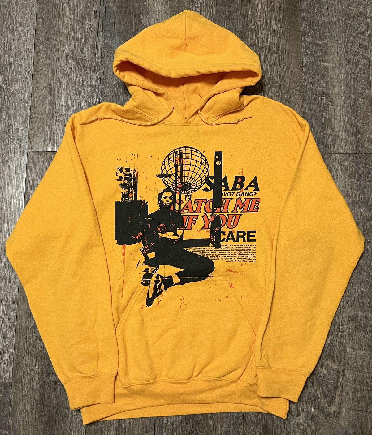 Saba Saba Pivot Gang Catch Me If You Care Hoodie Size Medium Size US M / EU 48-50 / 2 - 1 Thumbnail