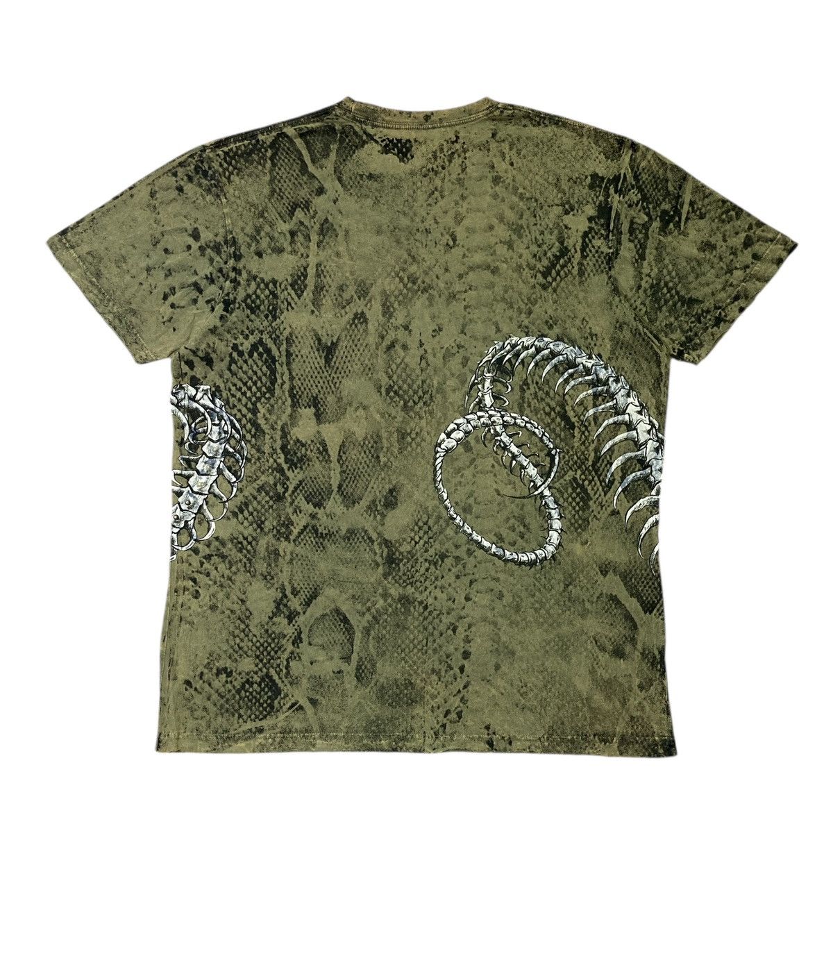 Affliction Affliction Skeletal Snake T-Shirt Size US XL / EU 56 / 4 - 2 Thumbnail