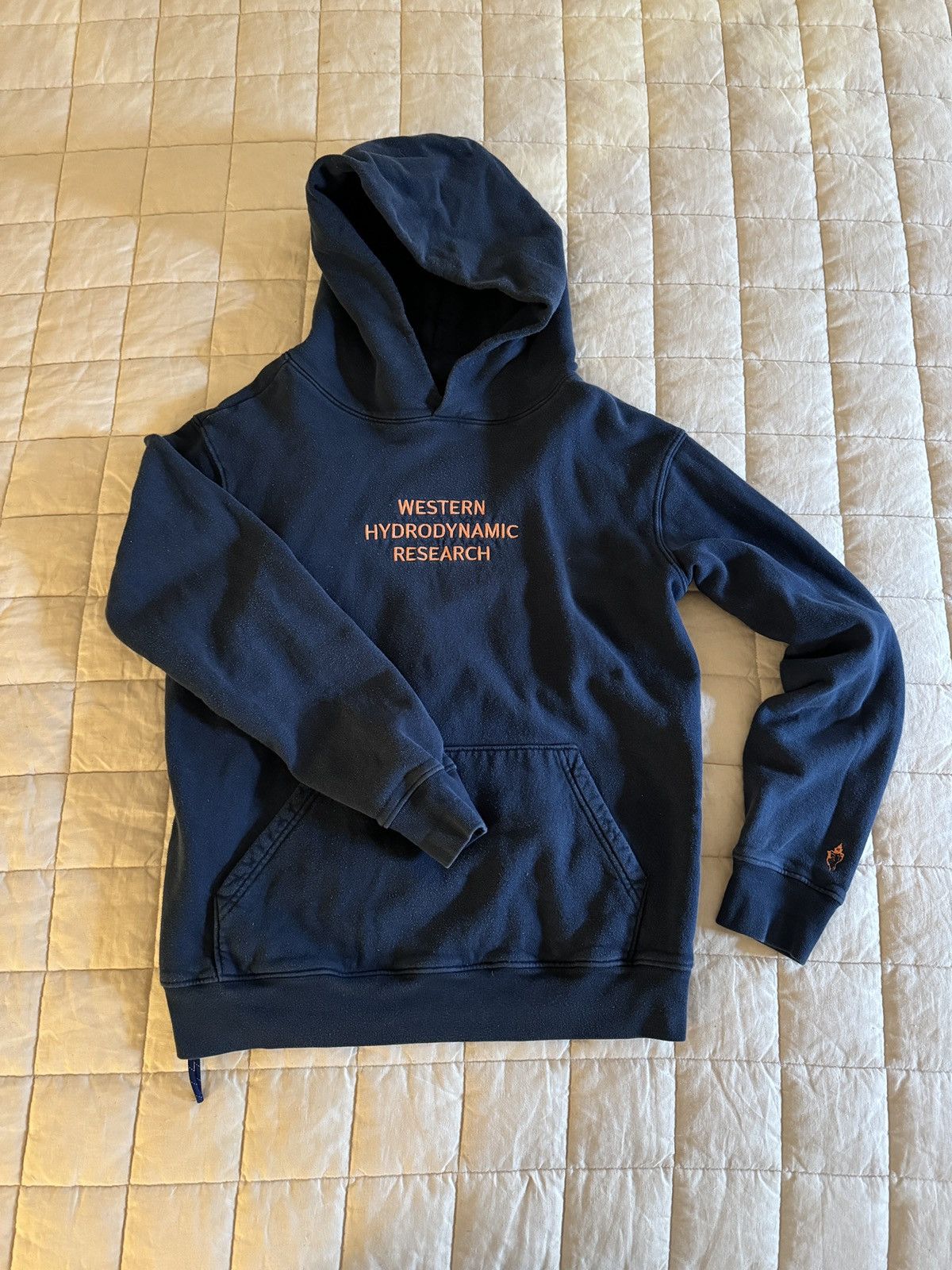 image of Western Hydrodynamic Research Navy Hoodie, Men's (Size Medium)