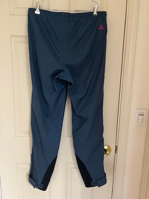 Nike ACG Nike ACG Trail Pants Vintage Hong Kong Slate Blue Pink Logo Size 33" - 6 Thumbnail