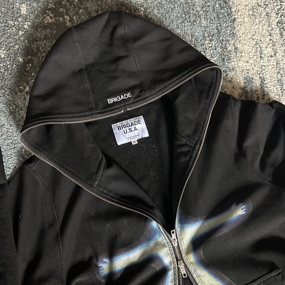 Brigade 2020 BEiNG OF LiGHT FULL ZiP HOODiE SWEATSHiRT Size US L / EU 52-54 / 3 - 8 Thumbnail