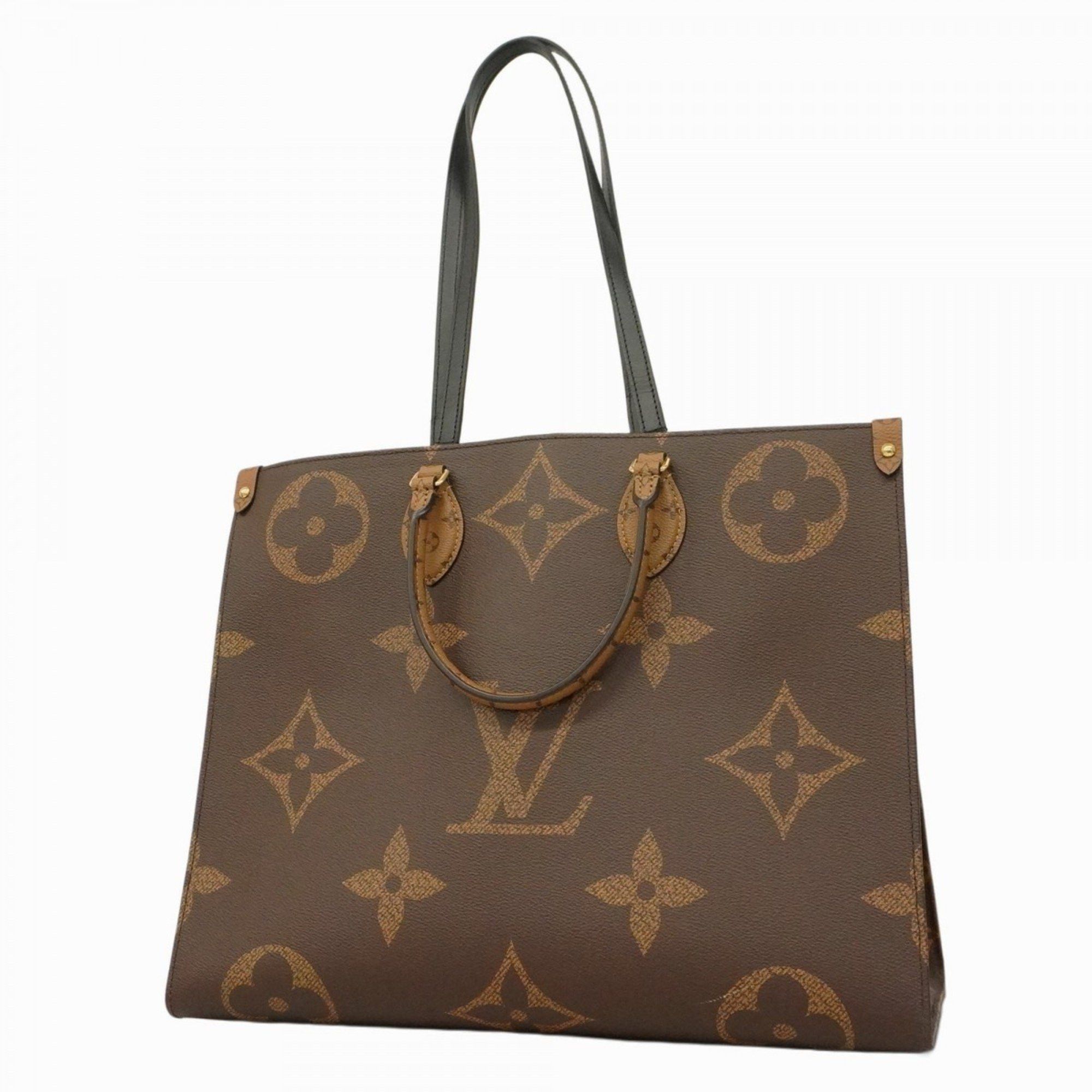 Louis Vuitton Tote Bag Monogram Giant On The Go Mm M45320 Brown Women's