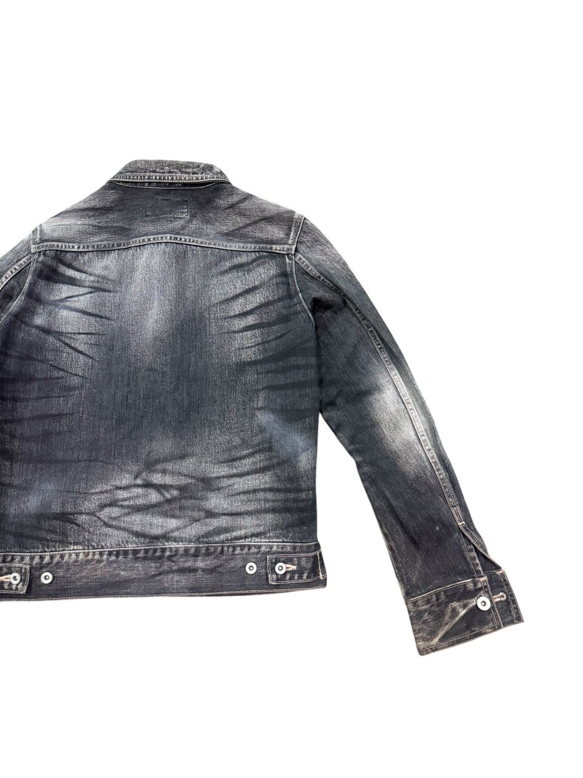 Tornado Mart RARE TORNADO MART DARK SHADOW ZEBRA DENIM JACKET Size US M / EU 48-50 / 2 - 9 Thumbnail