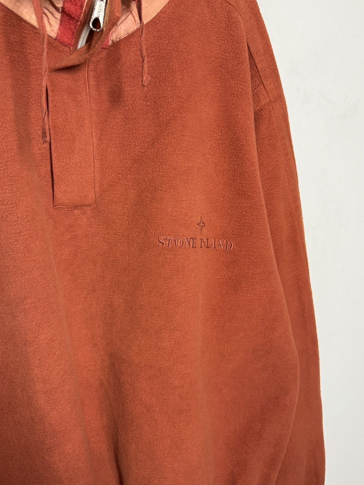Stone Island Vintage Stone Island Marina fleece hoodie Size US L / EU 52-54 / 3 - 6 Thumbnail